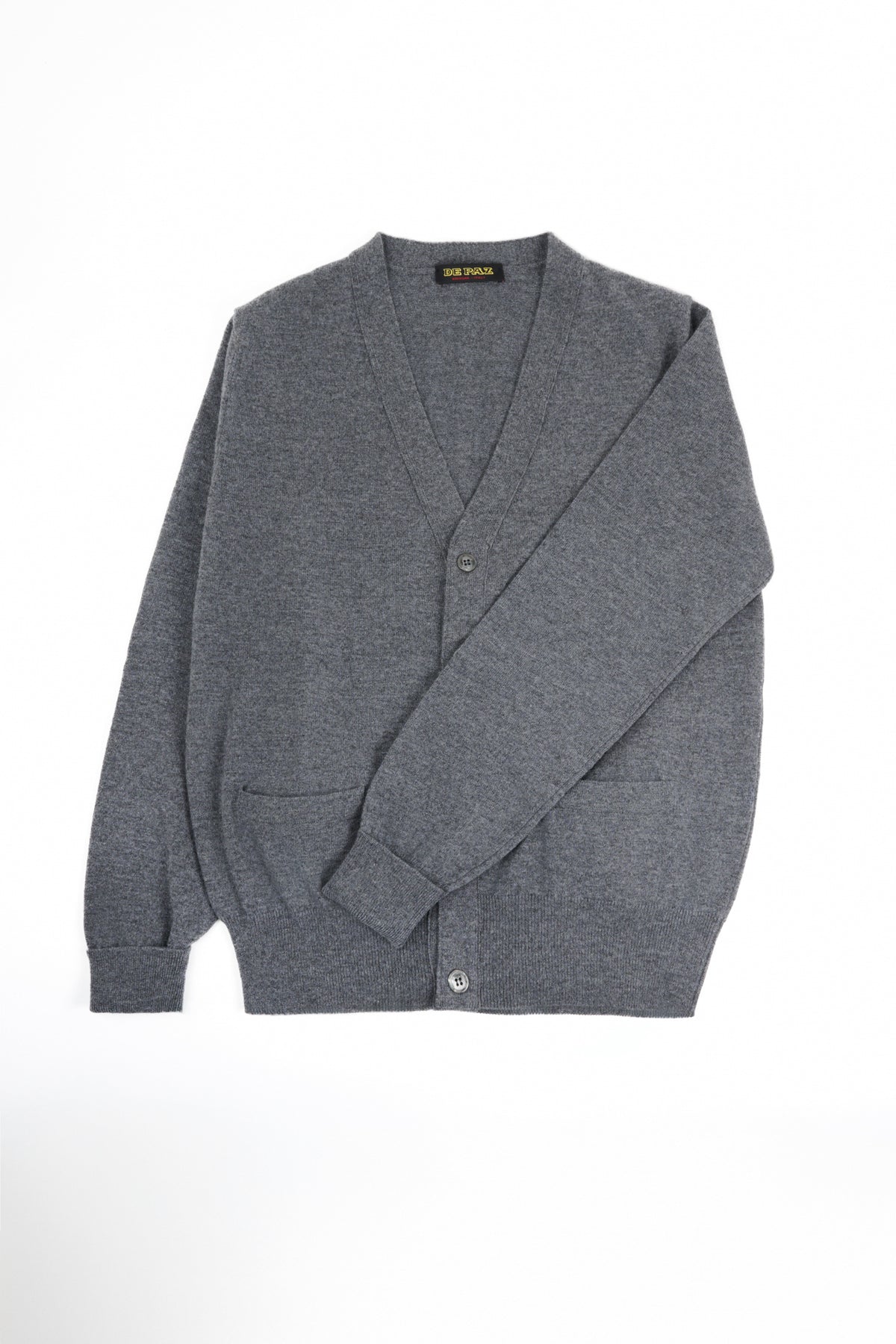 Cardigan in Merino Cashmere - Grigio