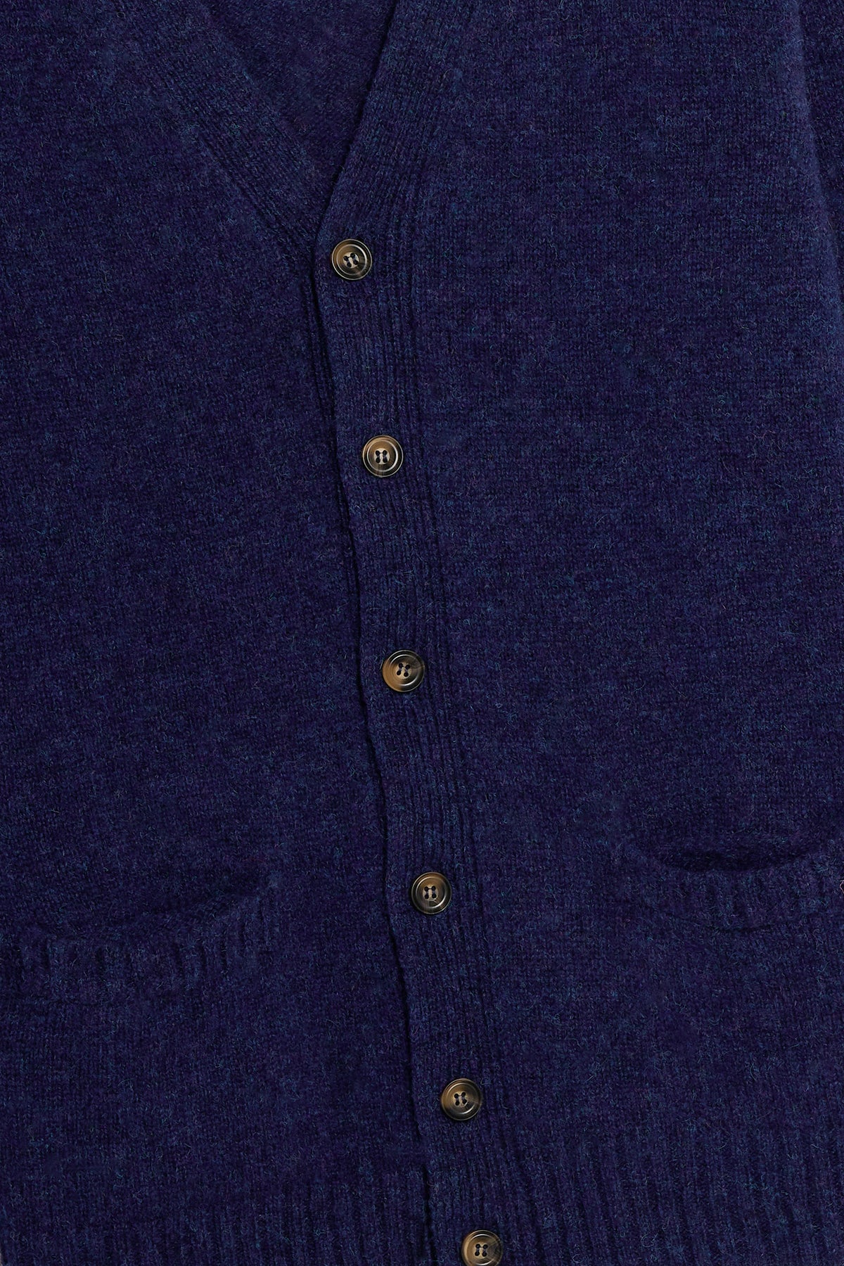 Cardigan Shetland - Blu Royal