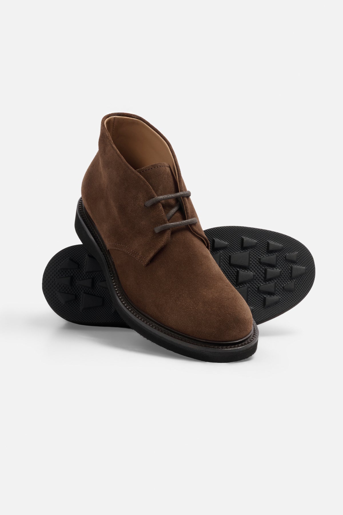 Chukka Boots in Pelle Scamosciata - Marrone
