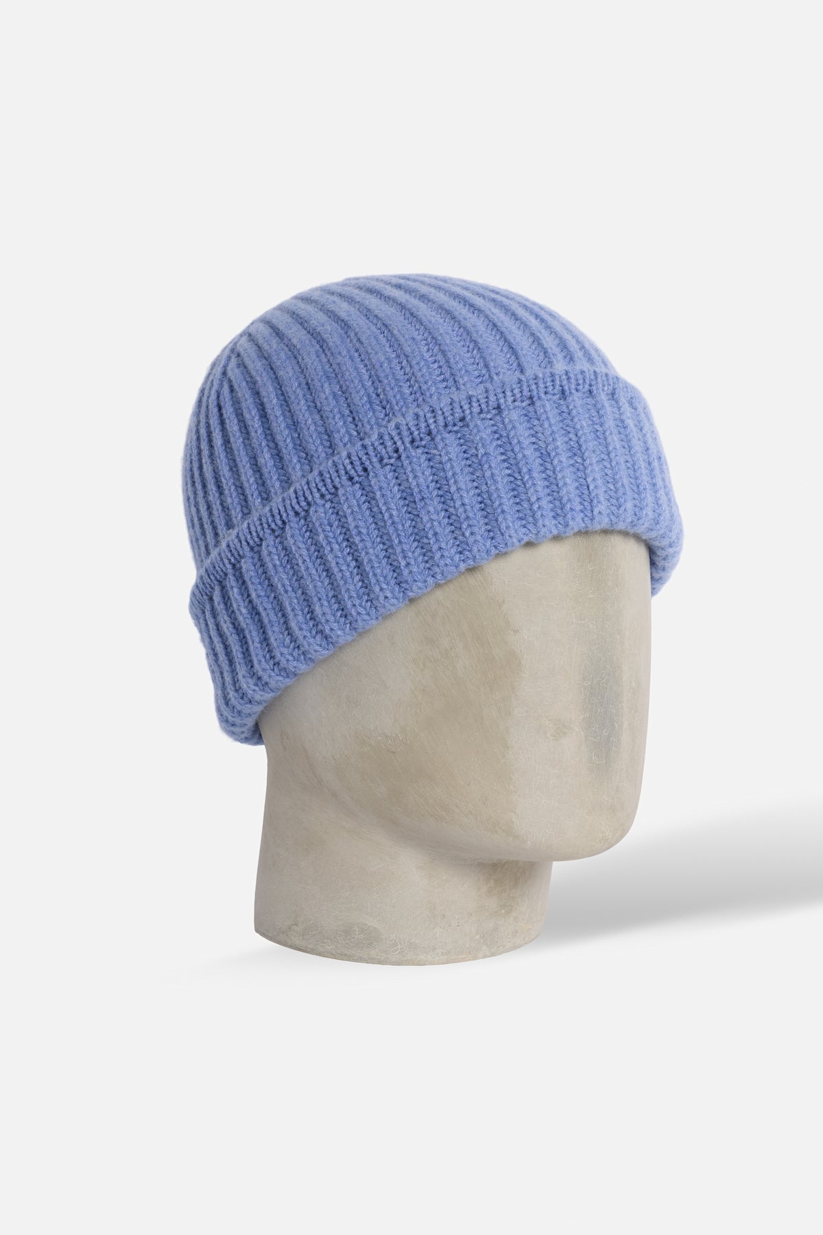 Cuffia Costa Larga Cashmere - Avio