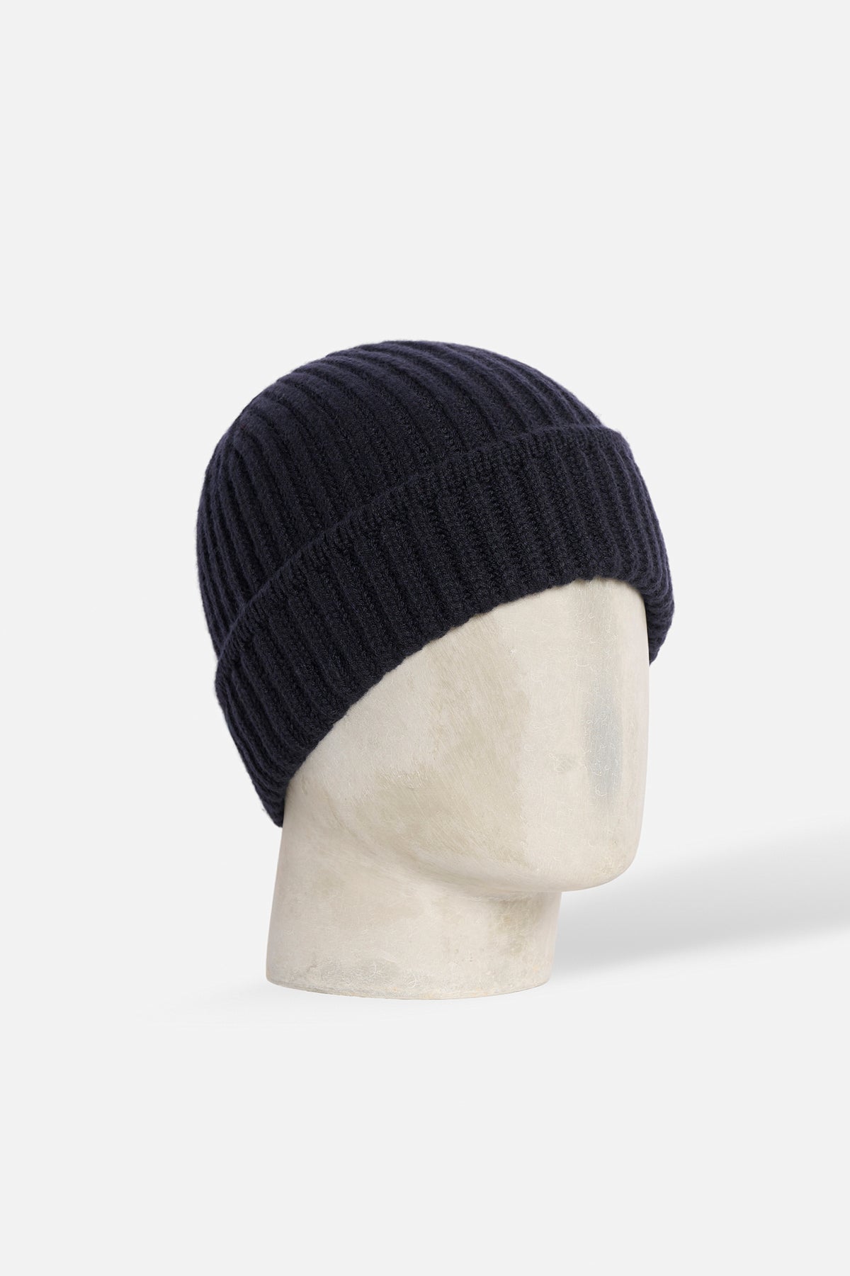 Cuffia Costa Larga Cashmere - Blu Marina