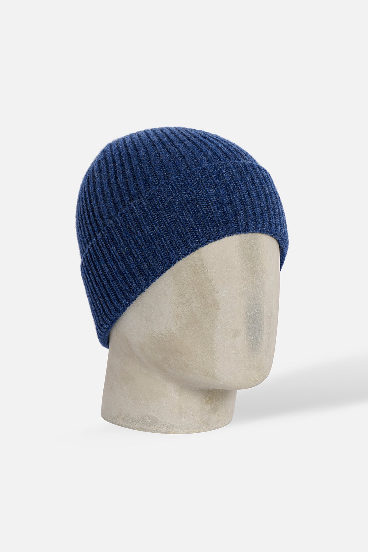 Cuffia Costa Stretta Cashmere - Blu Denim