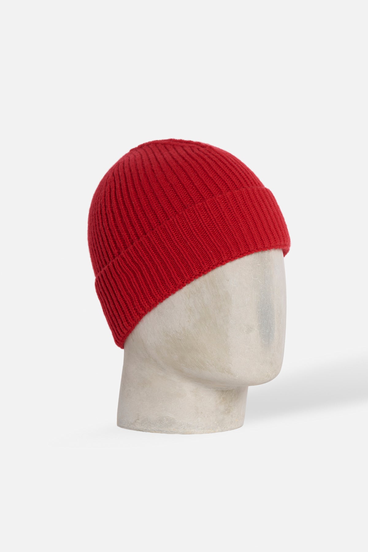 Cuffia Costa Stretta Cashmere - Rosso