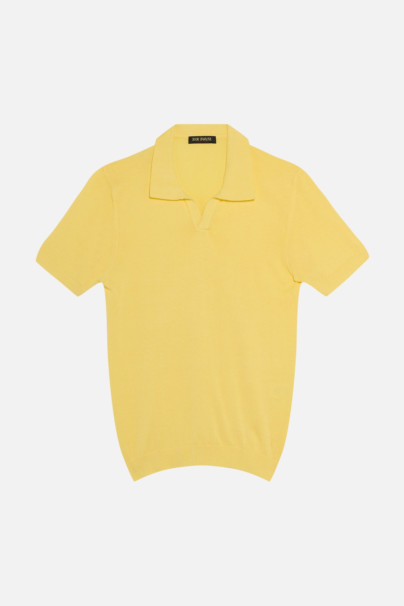 Polo cotone senza bottoni