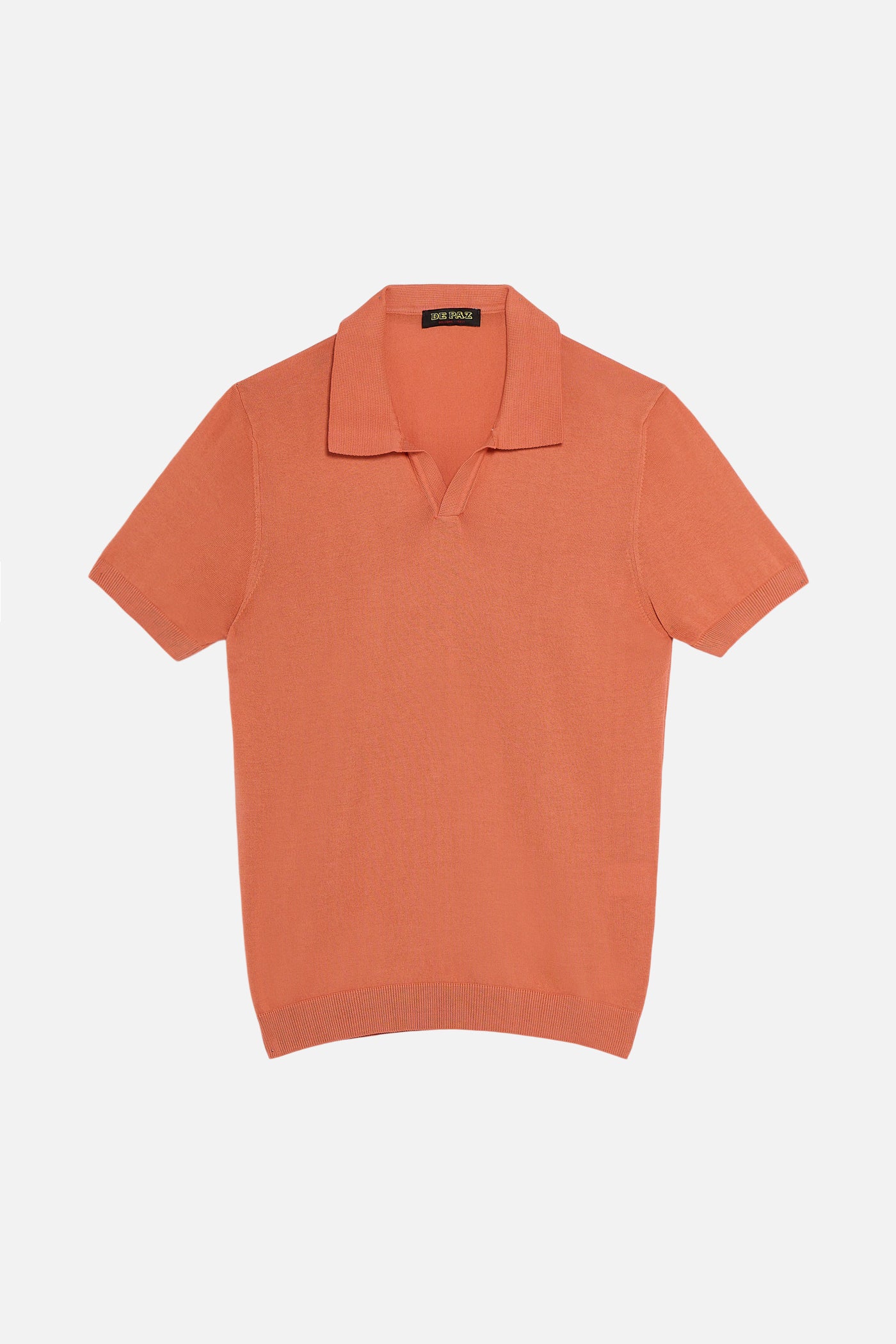 Polo cotone senza bottoni