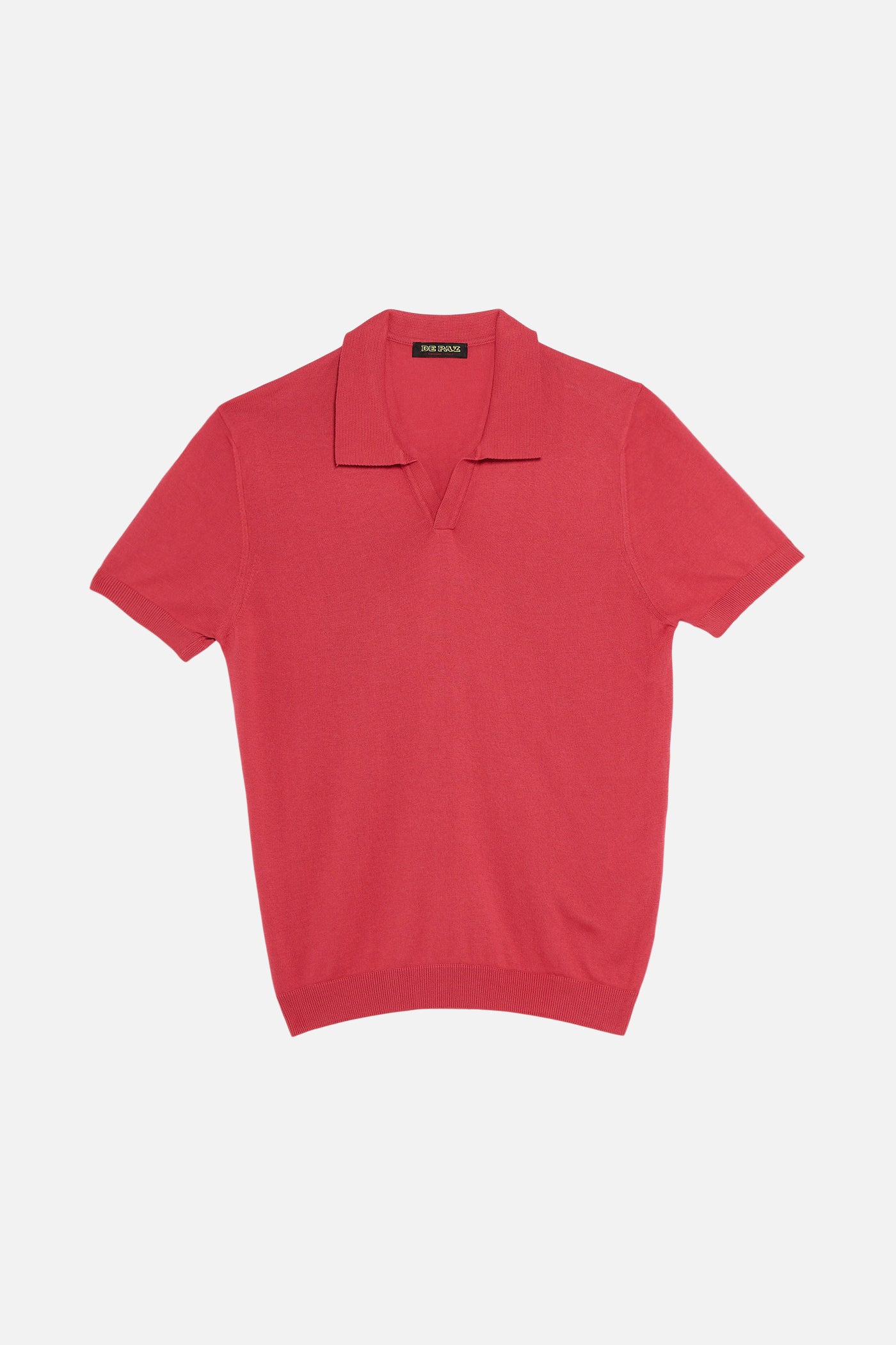 Polo cotone senza bottoni
