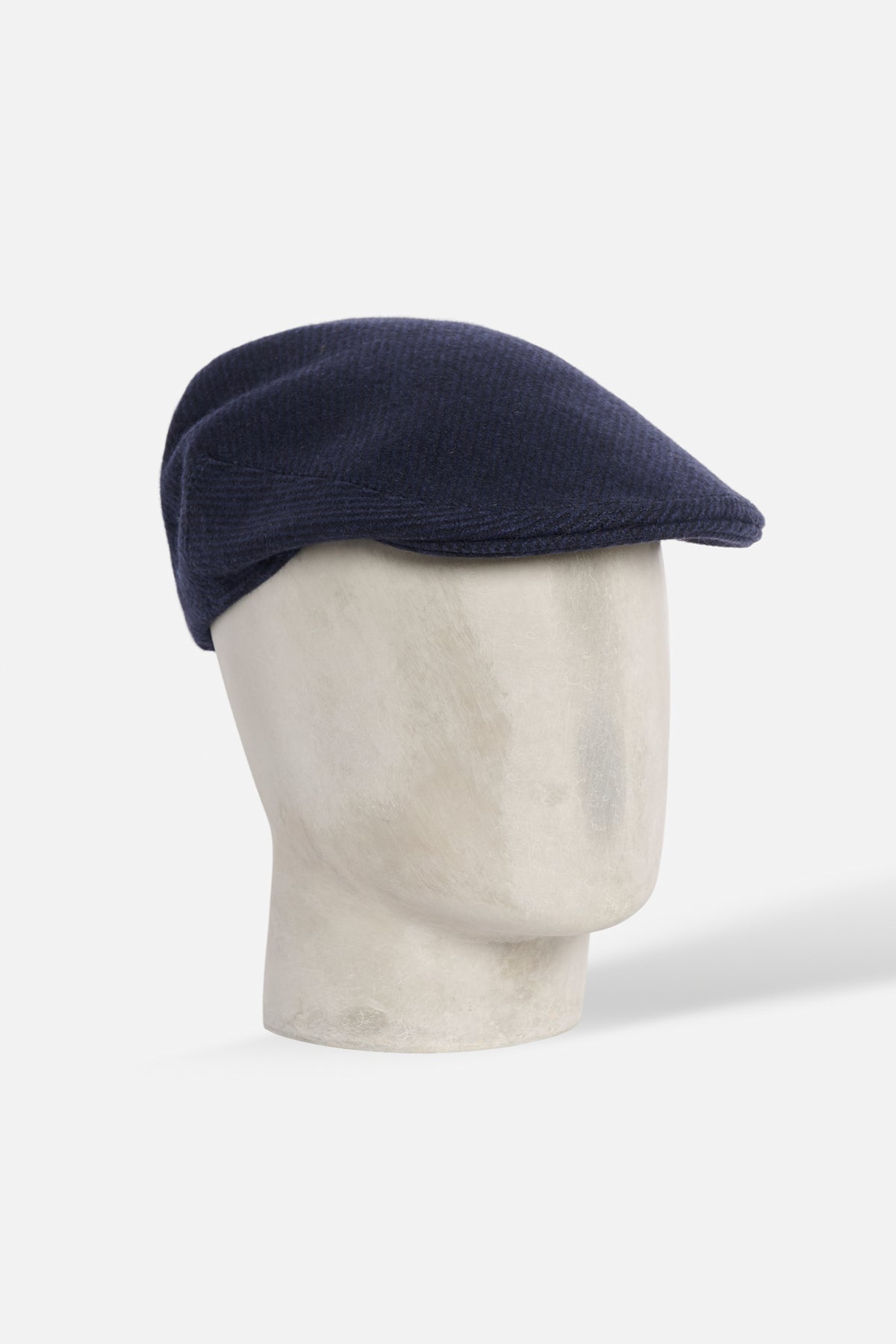 De Paz Original Cap in Lambswool blu navy
