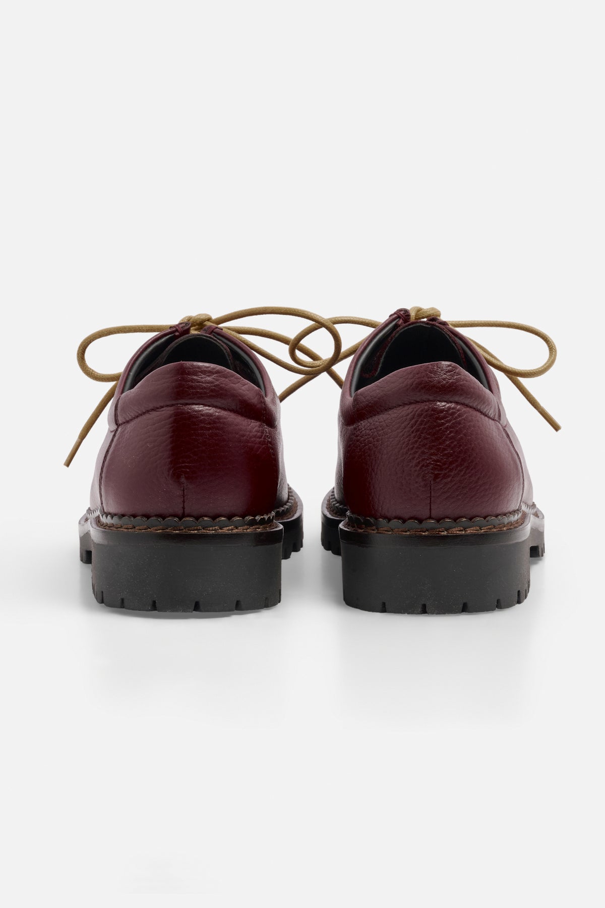 De Paz Shoes in Pelle Martellata - Bordeaux