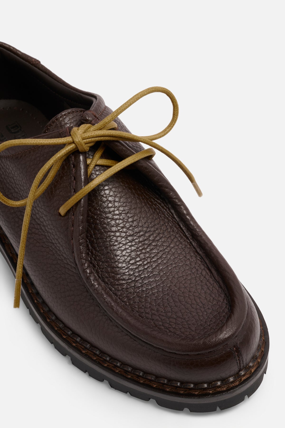 De Paz Shoes in Pelle Martellata - Marrone