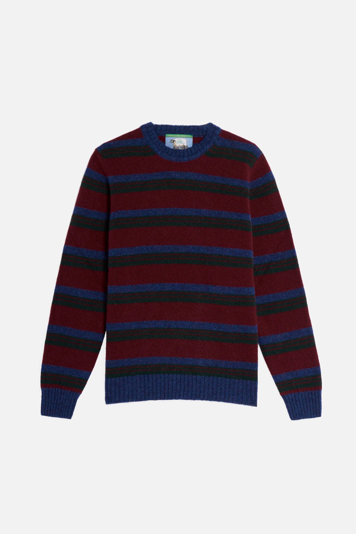 Girocollo Rigato Shetland