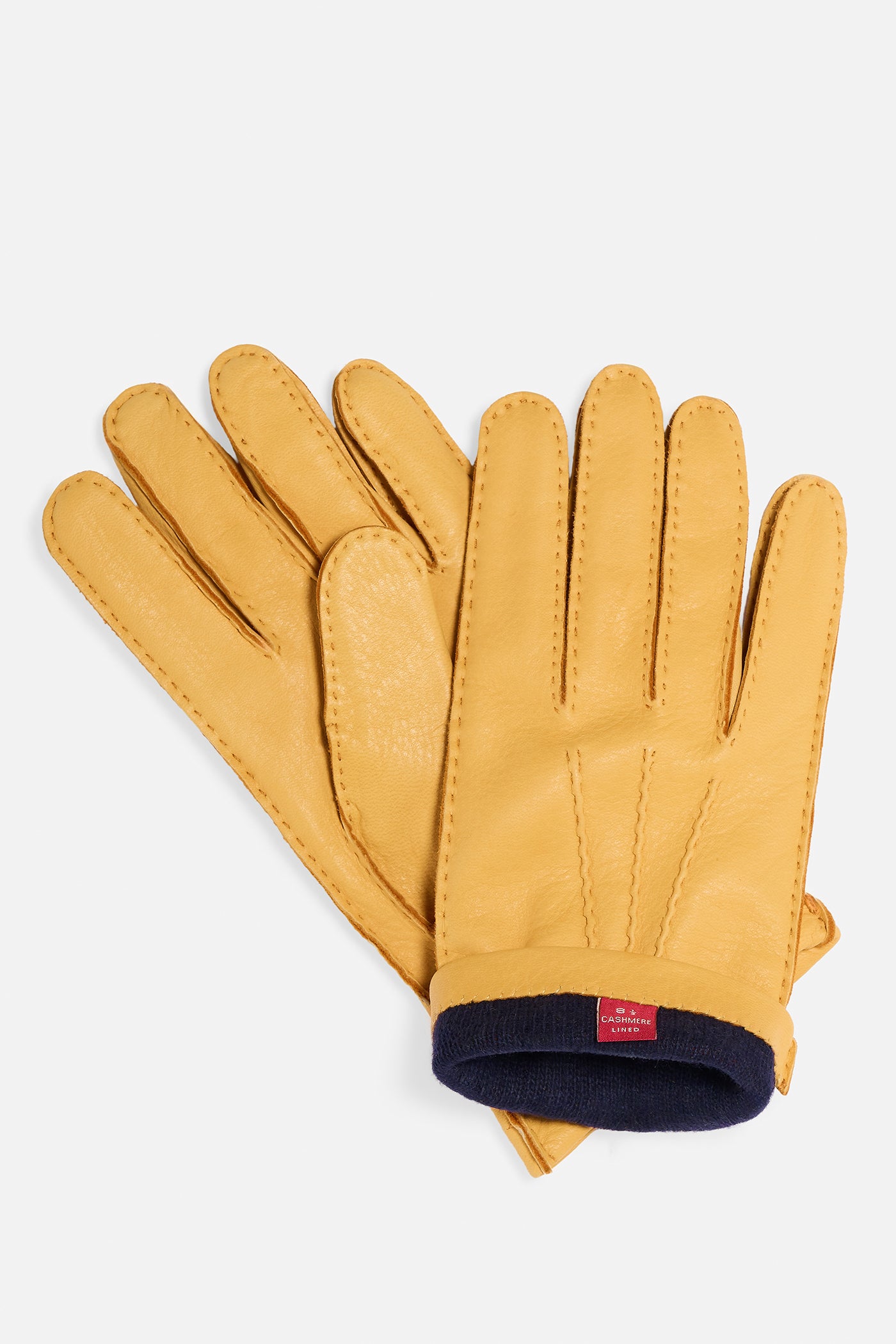 Guanti Cervo Fodera Cashmere