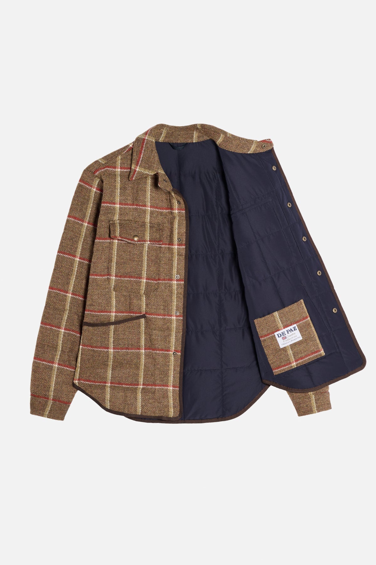 Leon Corto in Lana Shetland - Beige