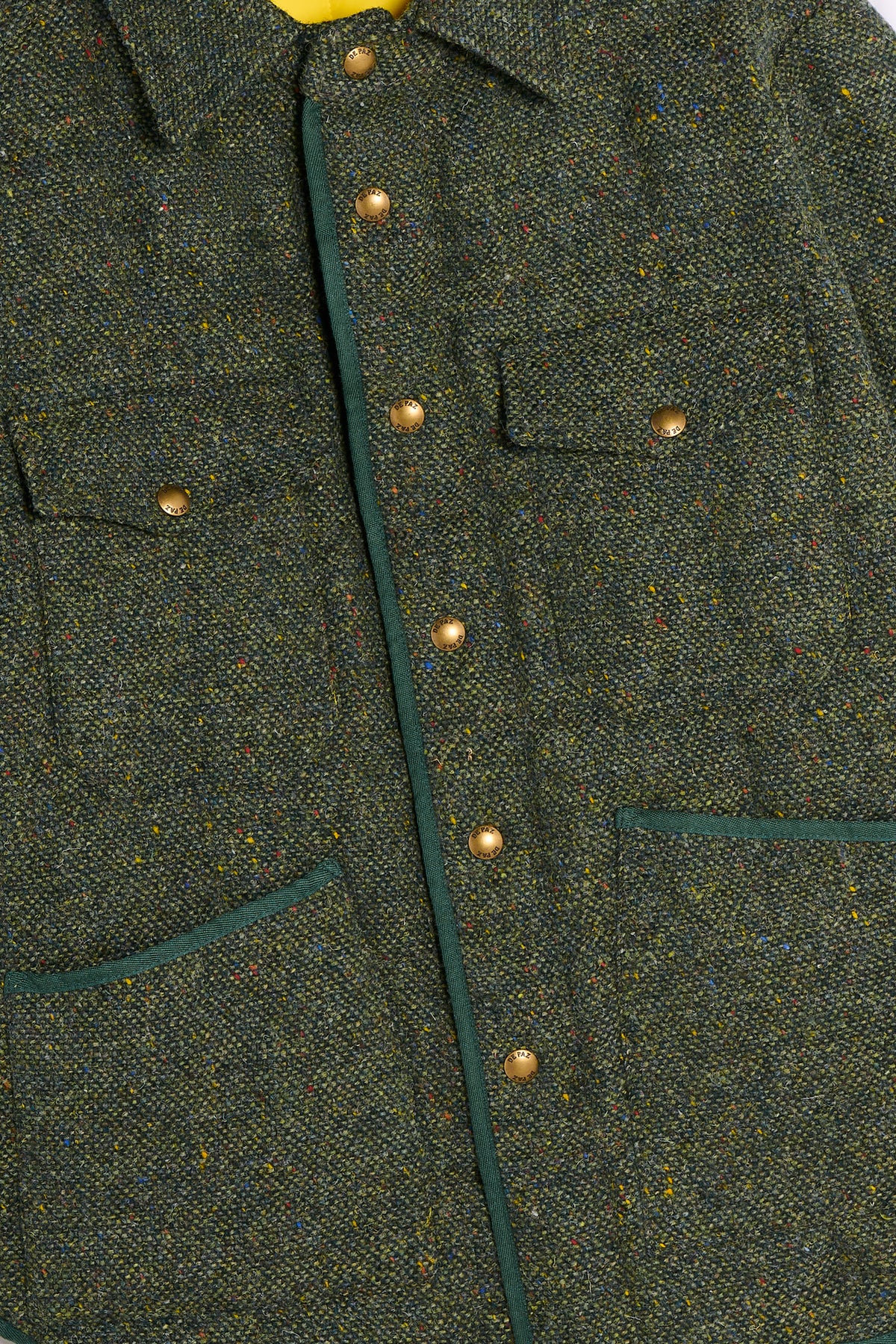 Leon Corto in Donegal Tweed - Verde