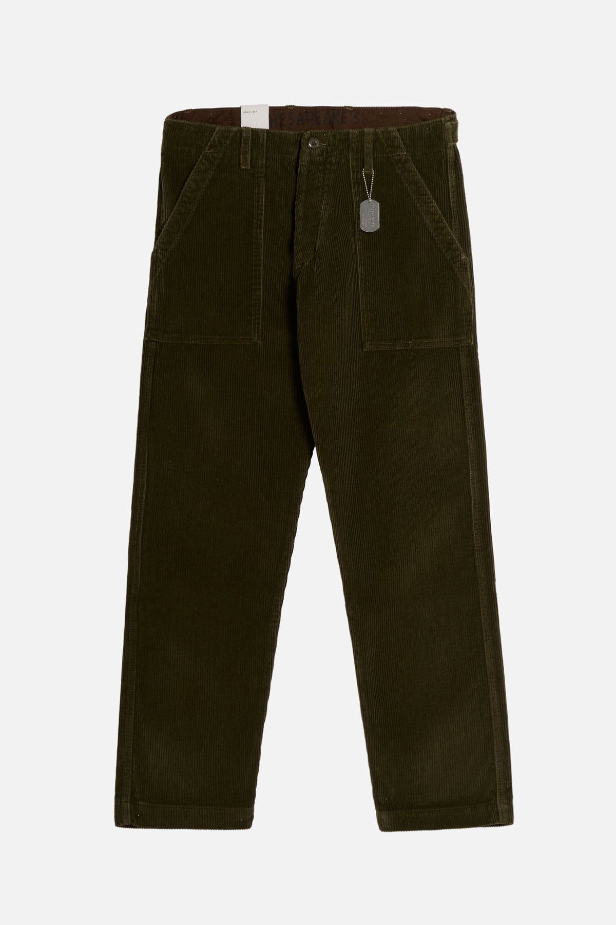 Pantalone Fatigue in Velluto - Verde