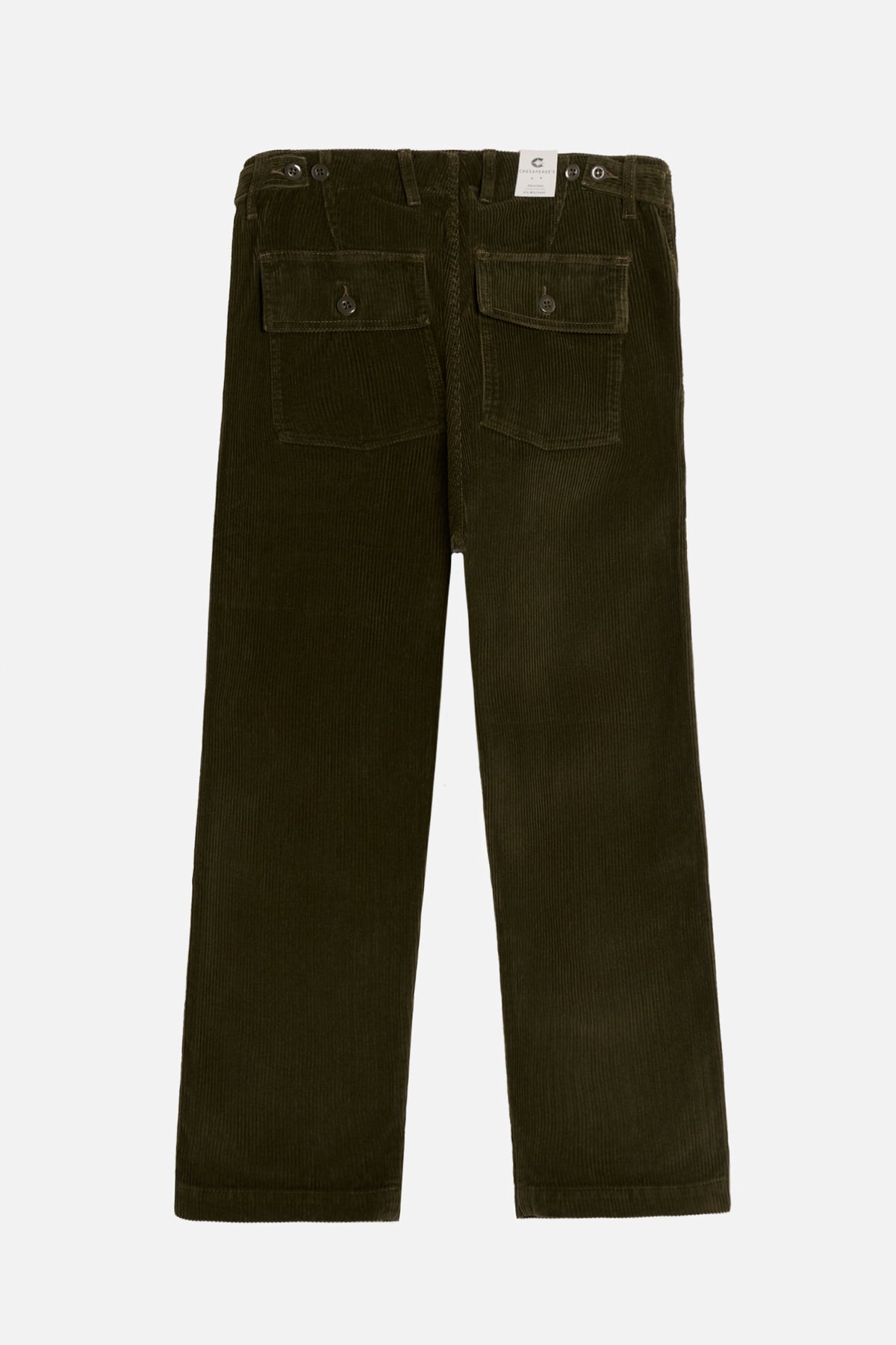 Pantalone Fatigue in Velluto - Verde