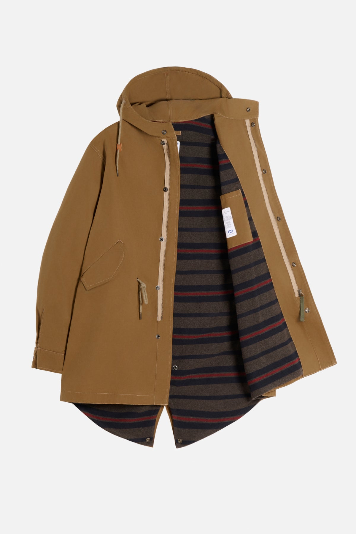Parka in Cotone Waxed