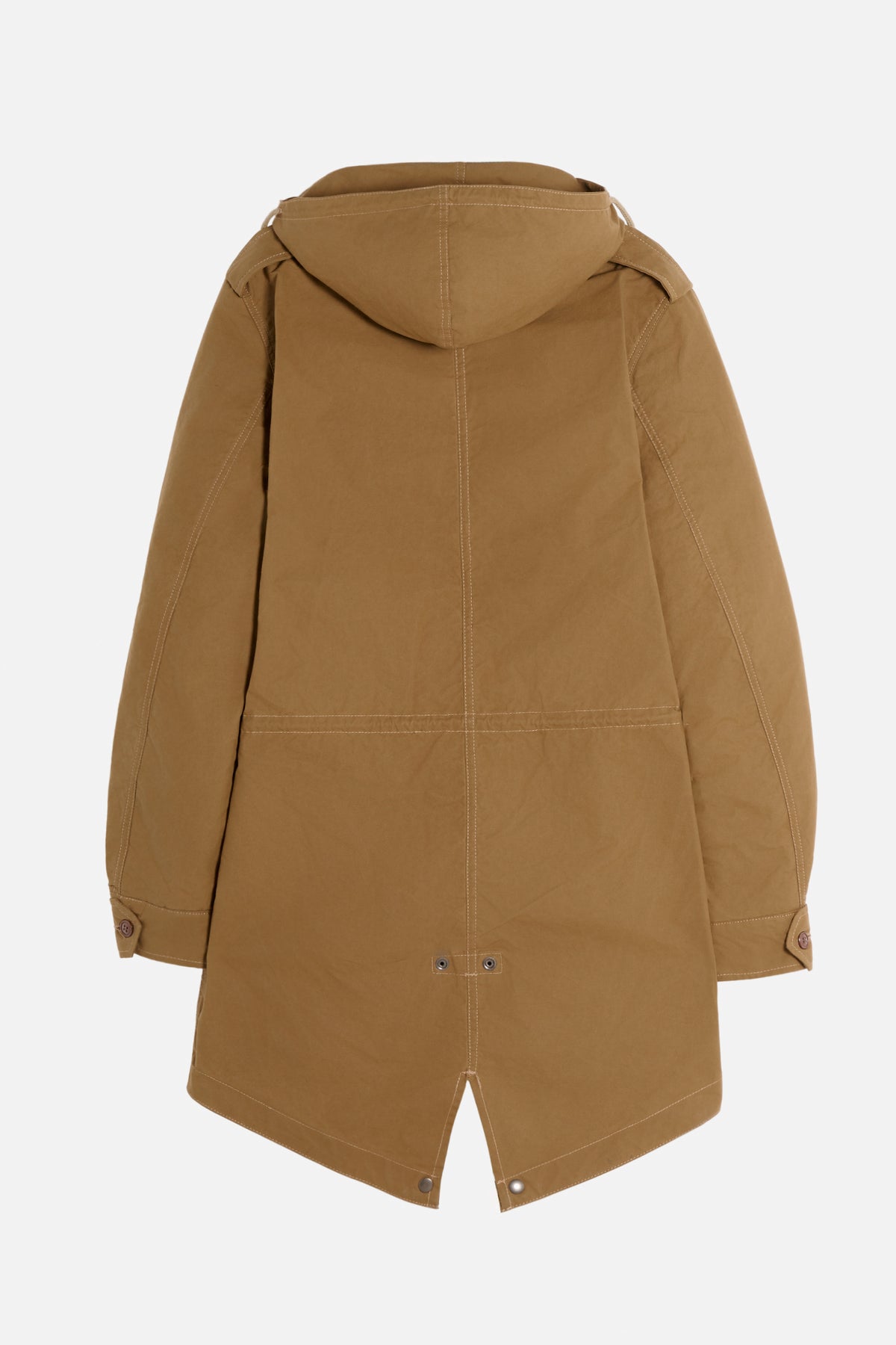 Parka in Cotone Waxed