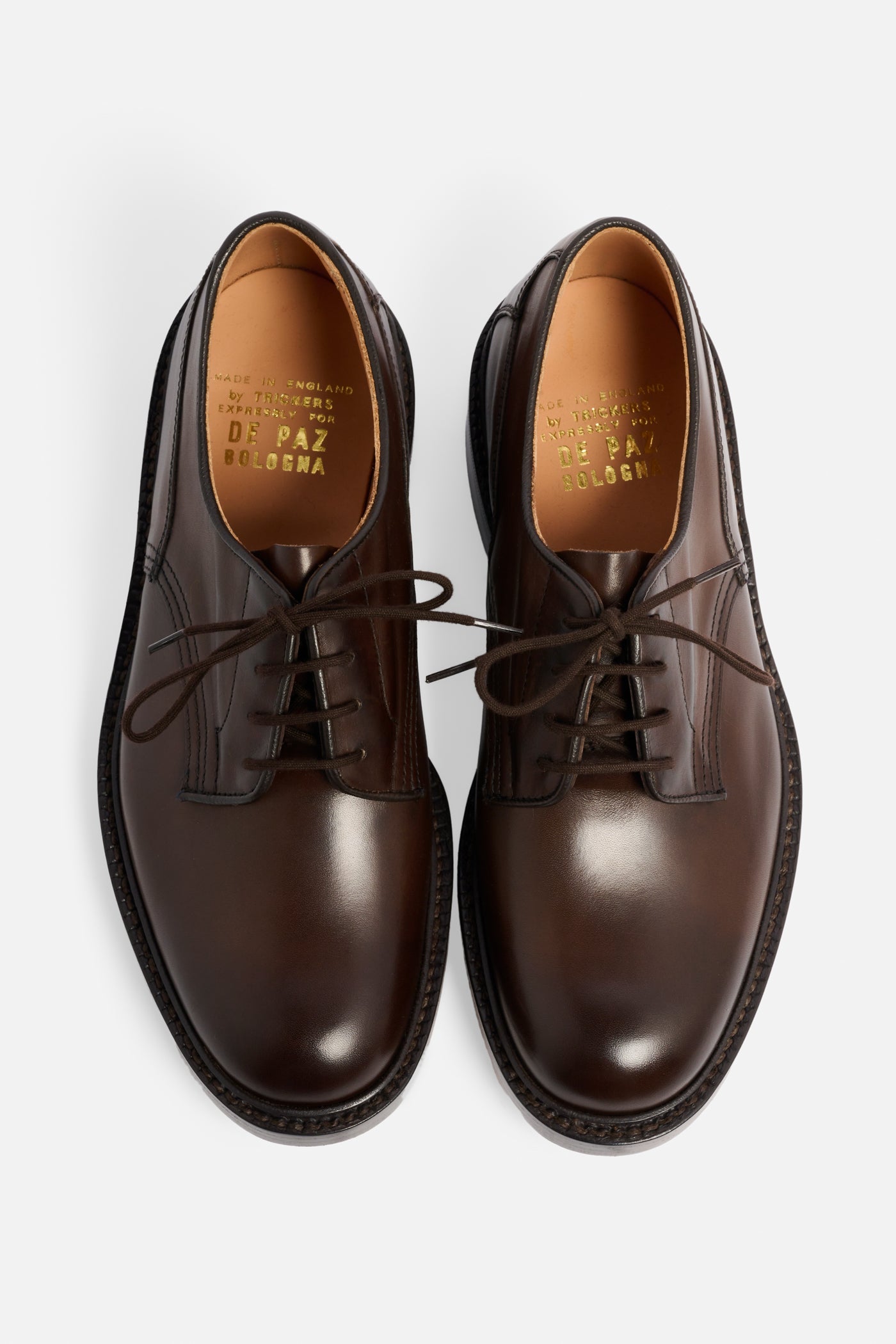 Tricker's Woodstock Espresso Burnished | Derby Plain Handcrafted