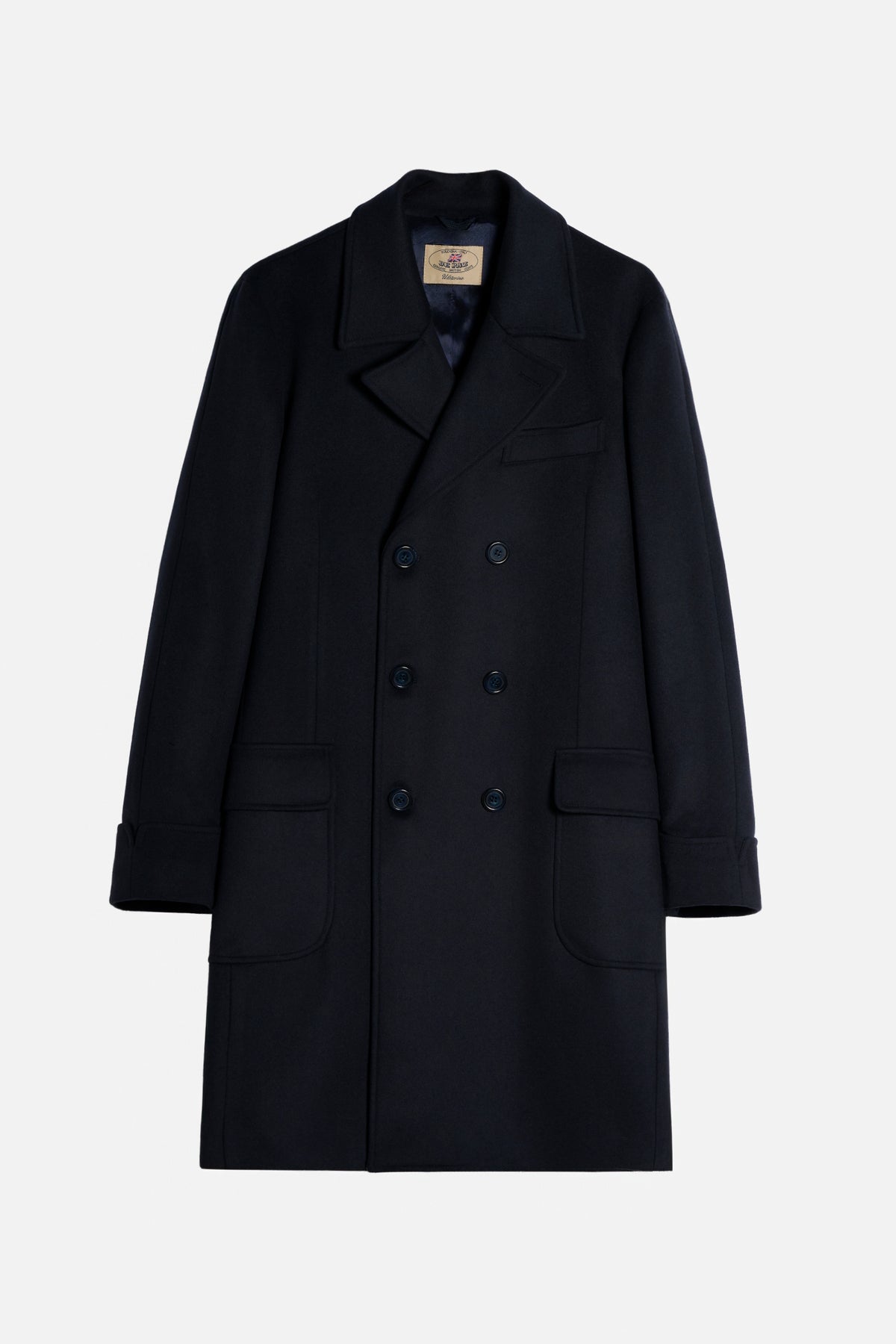 Ulsterino in Lana Melton - Navy