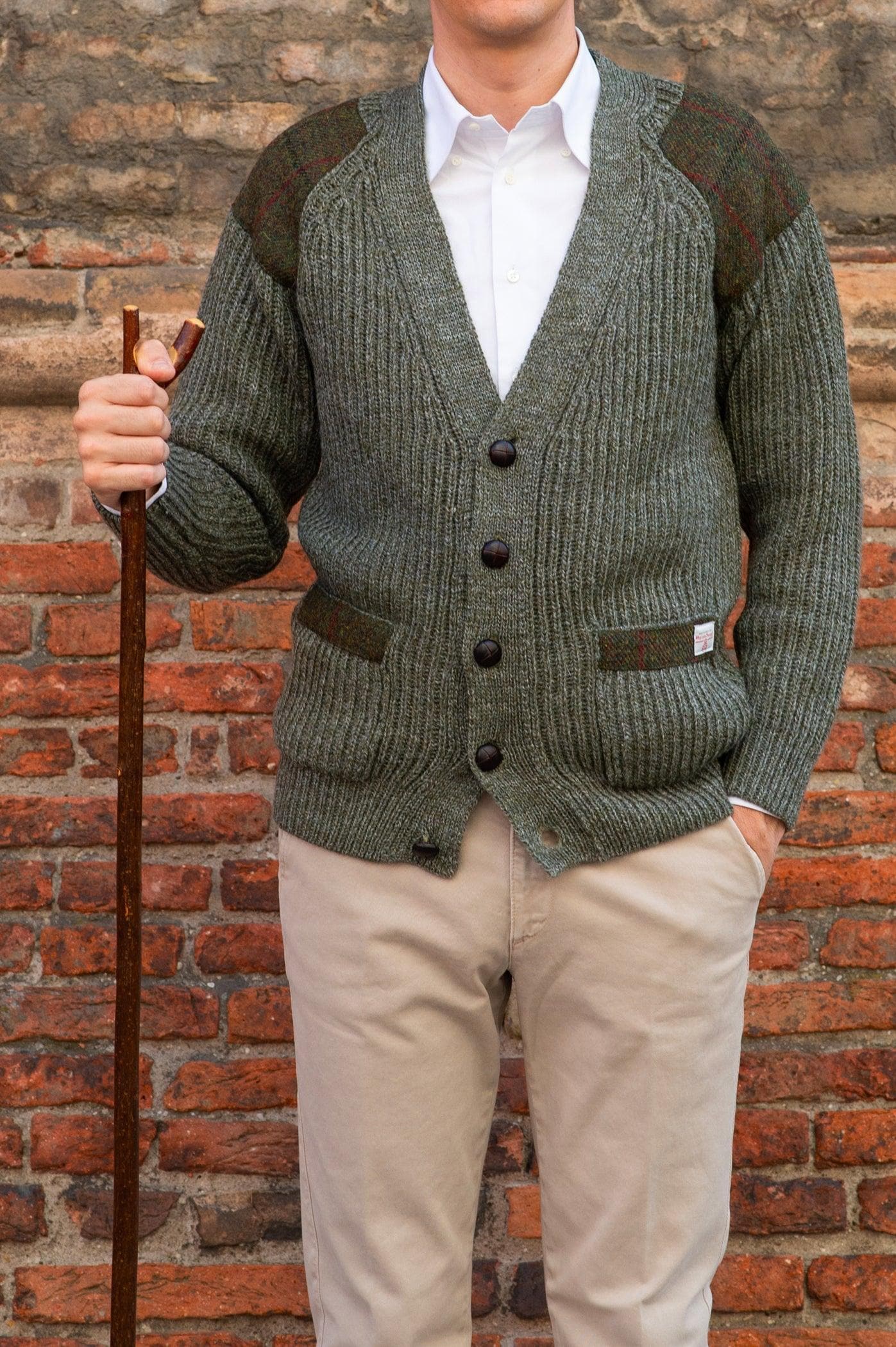 Cardigan Patch Tweed - DE PAZ