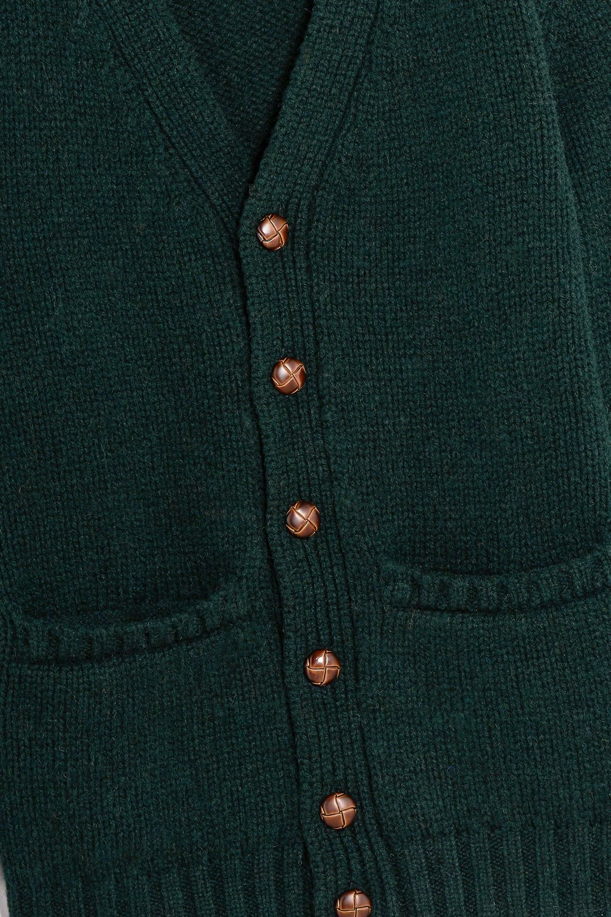 Cardigan 3 Ply Shetland - Verdone