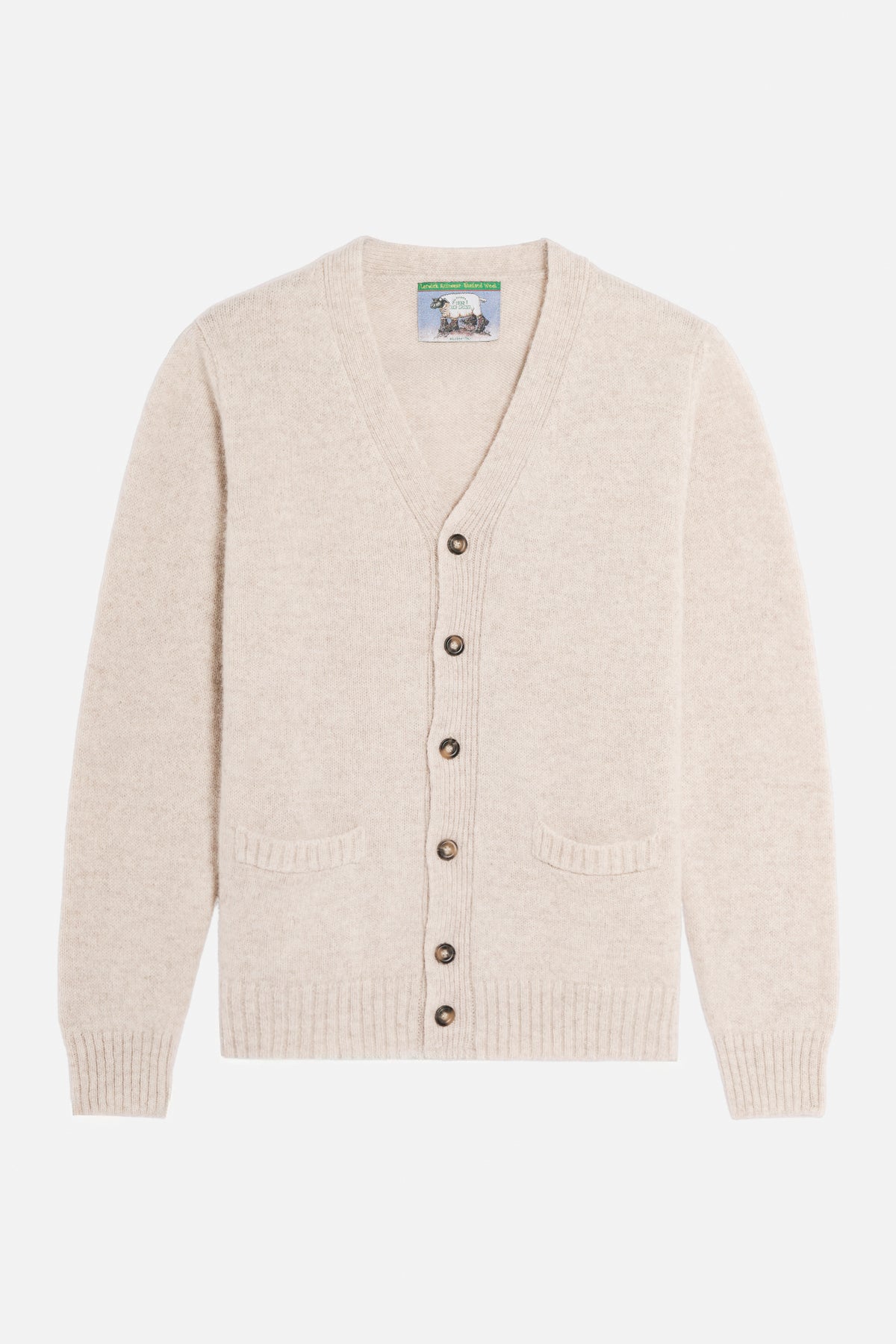 Cardigan Shetland - Beige