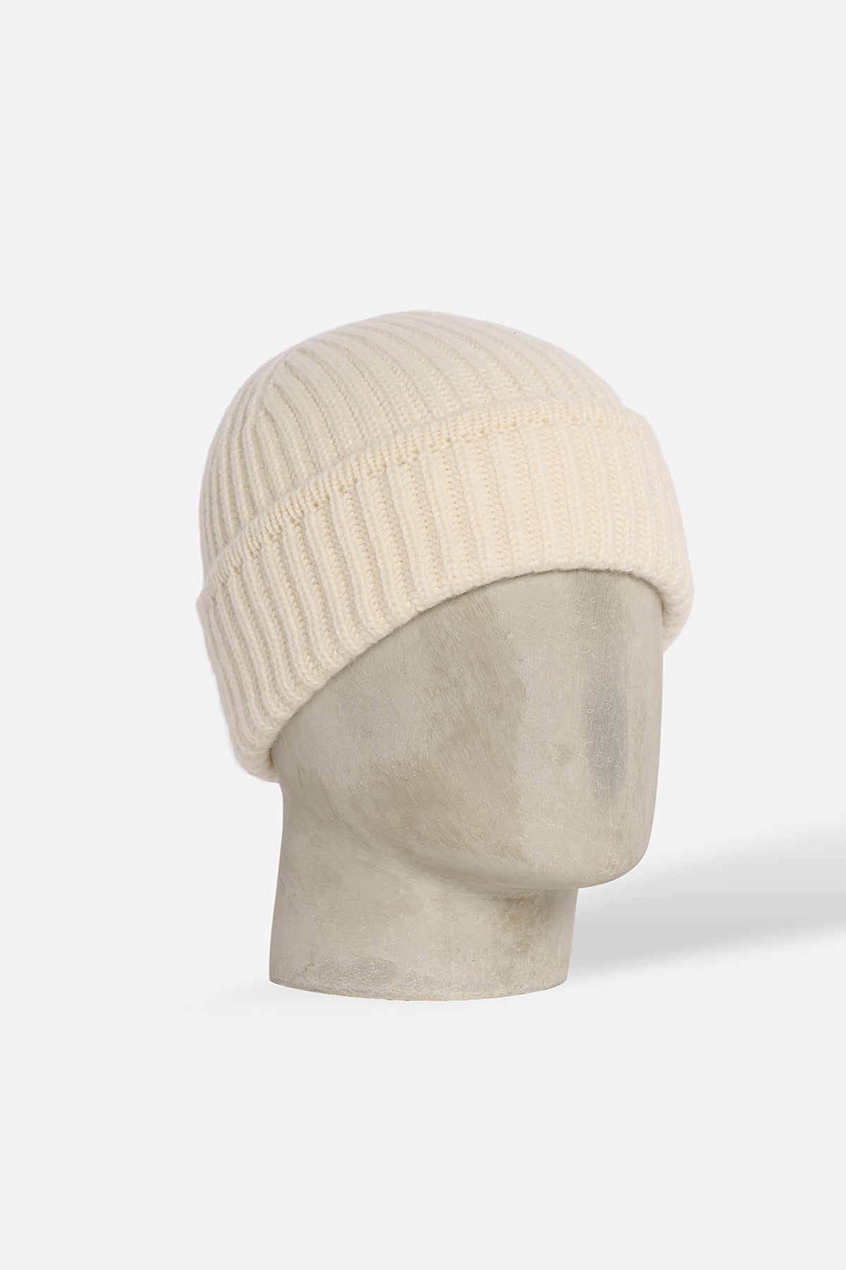 Cuffia Costa Larga Cashmere - Bianco