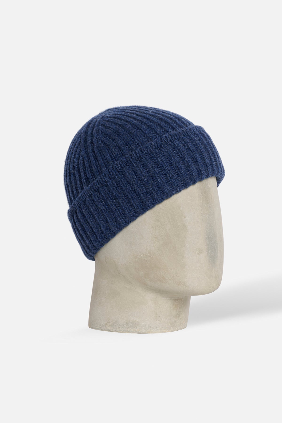 Cuffia Costa Larga Cashmere - Blu Denim
