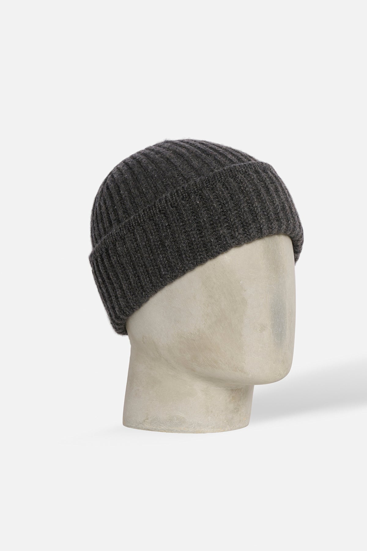 Cuffia Costa Larga Cashmere - Grigio Scuro