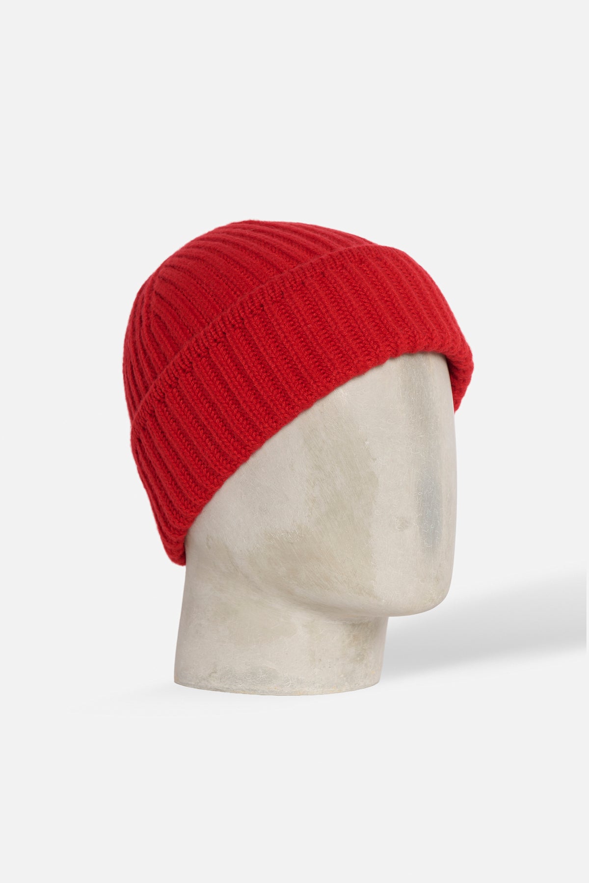 Cuffia Costa Larga Cashmere - Rosso