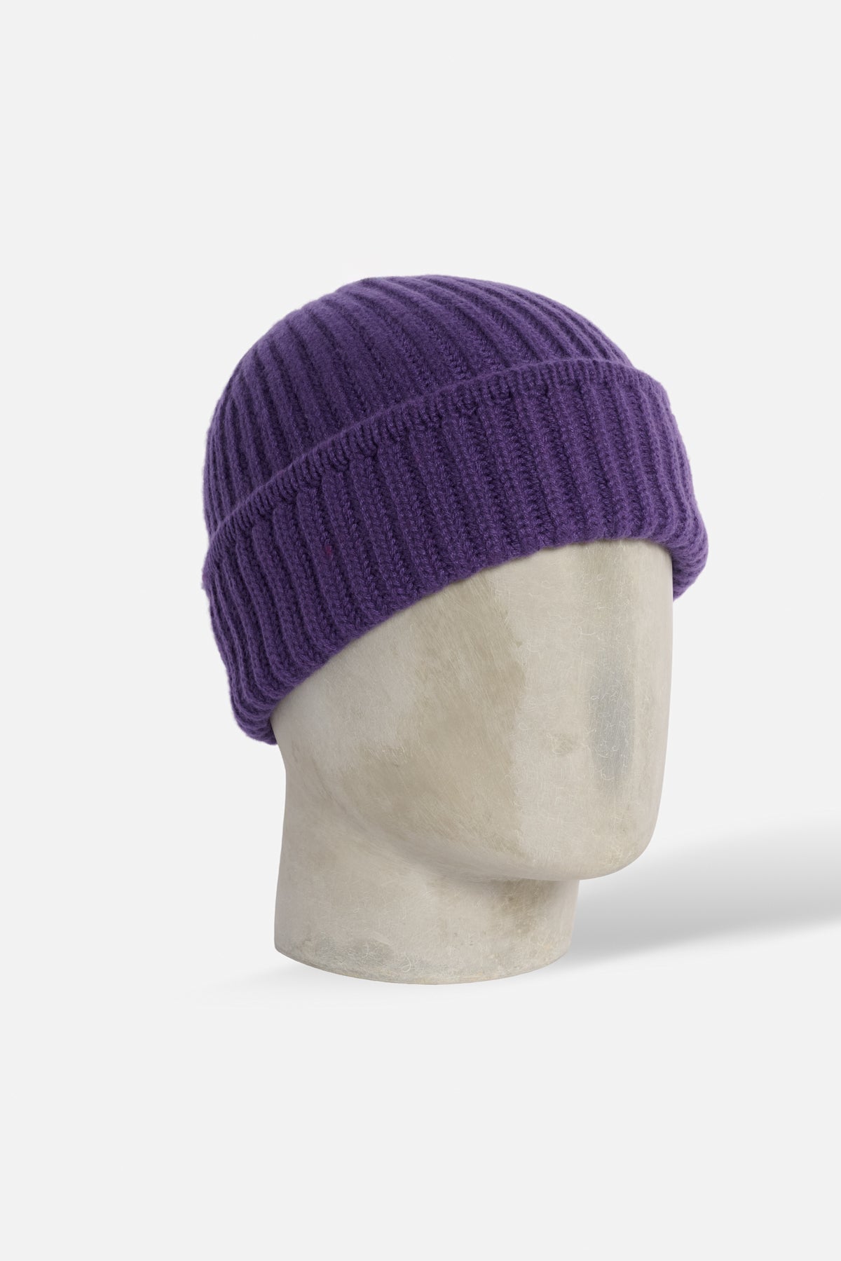 Cuffia Costa Larga Cashmere - Viola