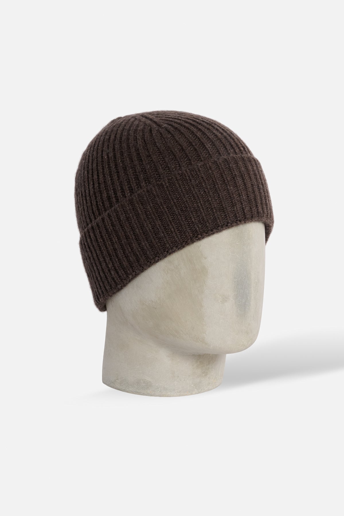 Cuffia Costa Stretta Cashmere - Marrone