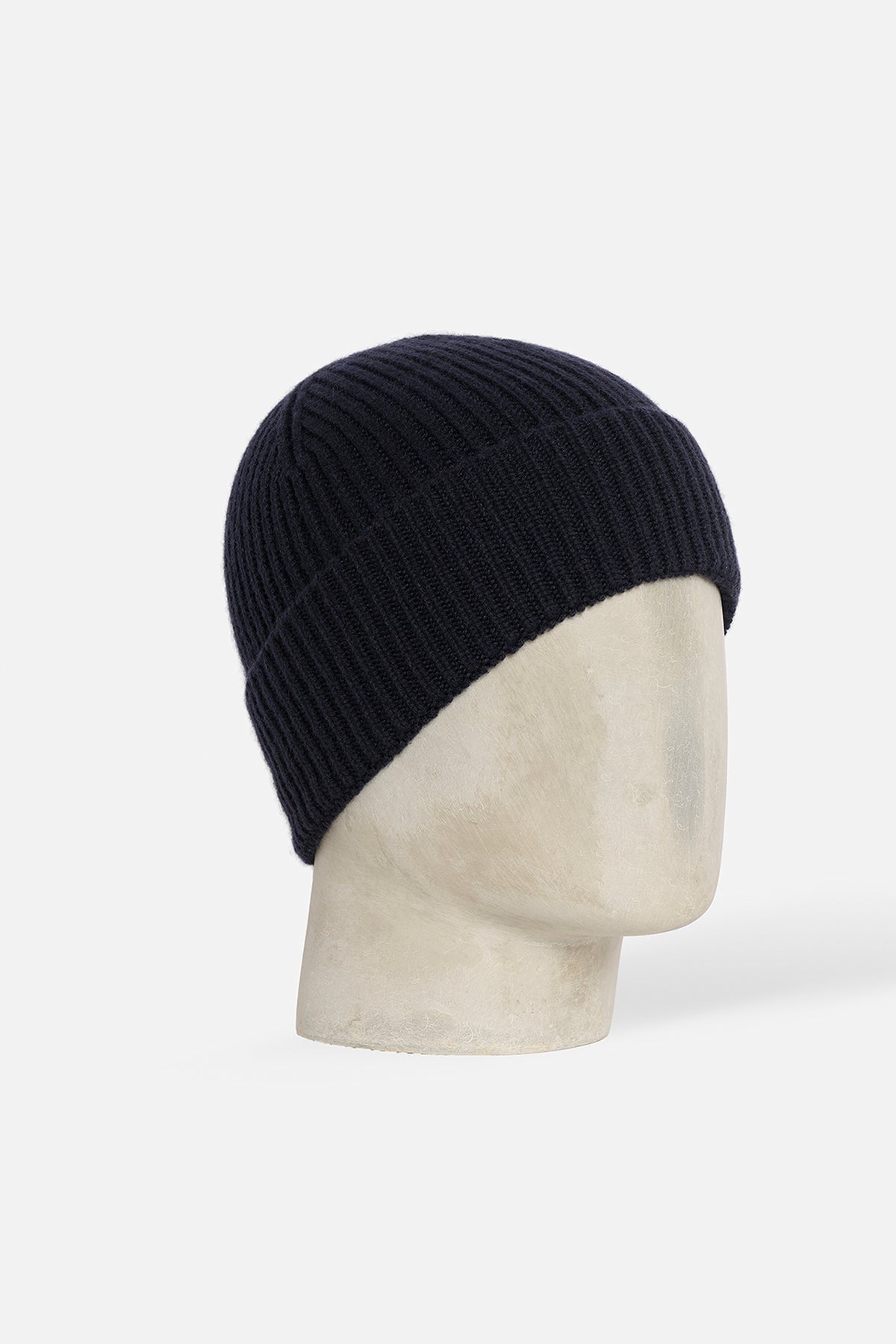 Cuffia Costa Stretta Cashmere - Blu Marina