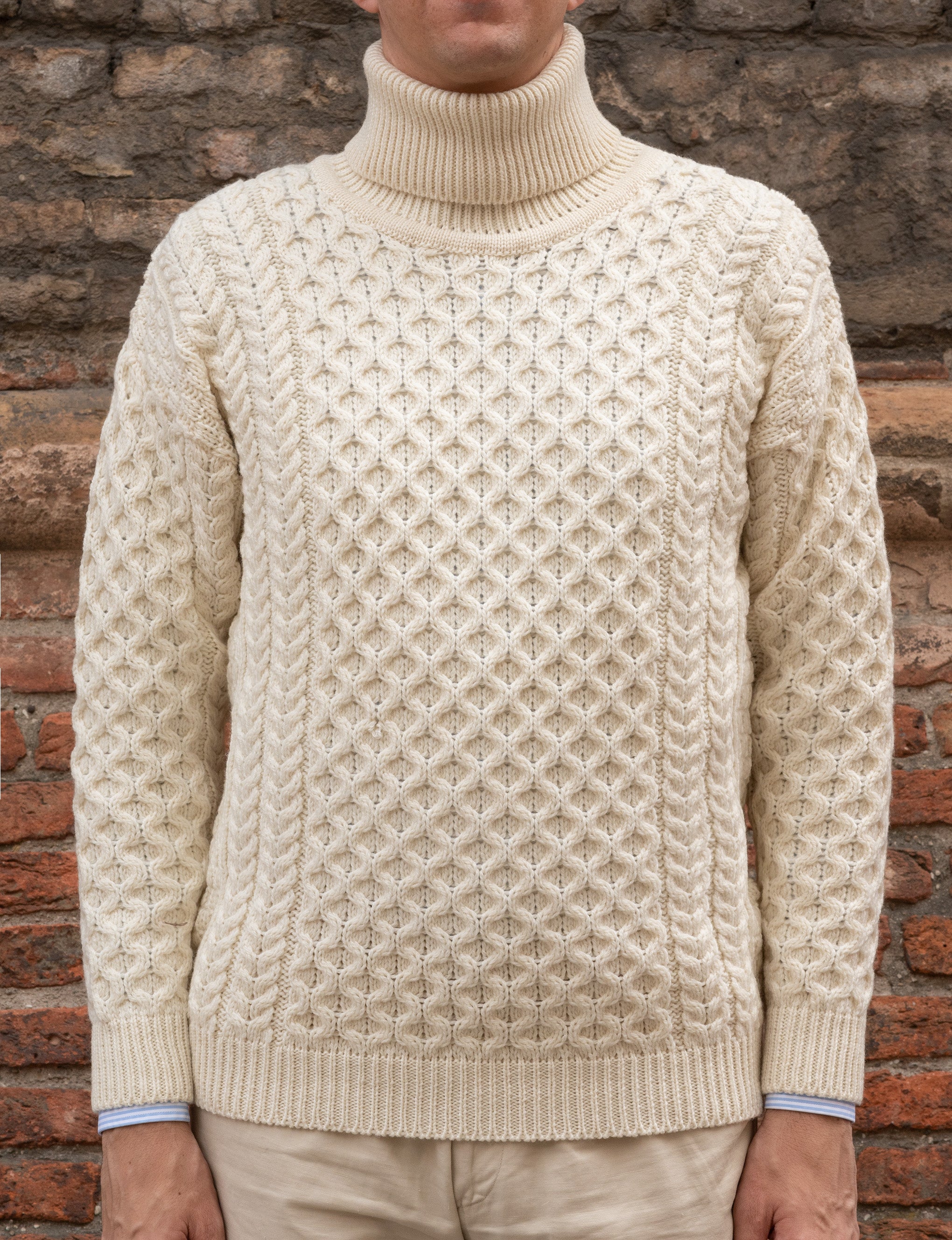 Aran High Neck