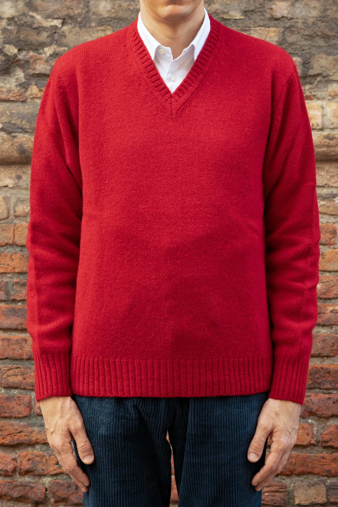 Shetland collo a V
