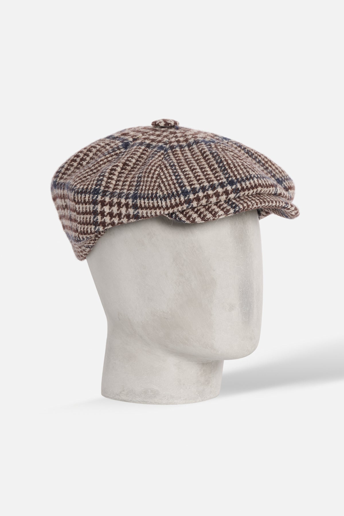 De Paz Eight-Panel Shetland Cap