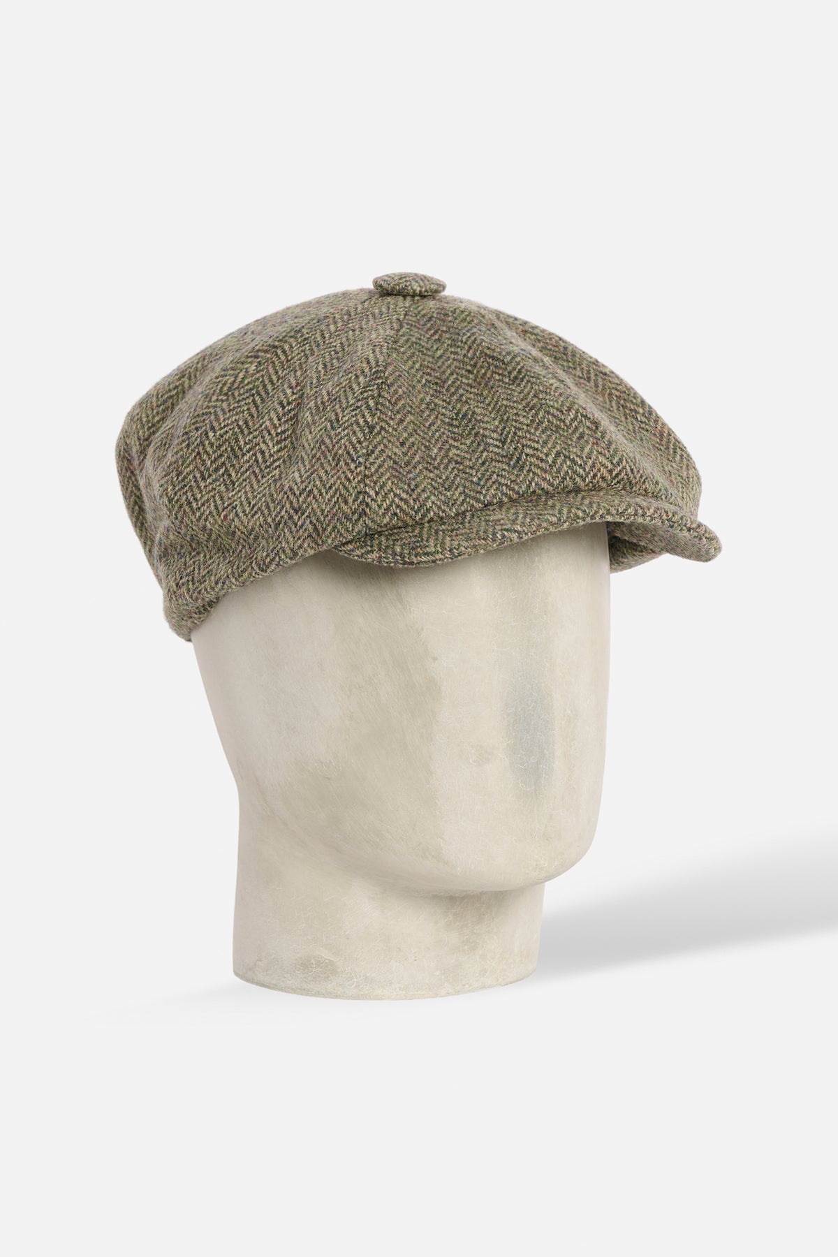 De Paz Eight-Panel Cap in Shetland