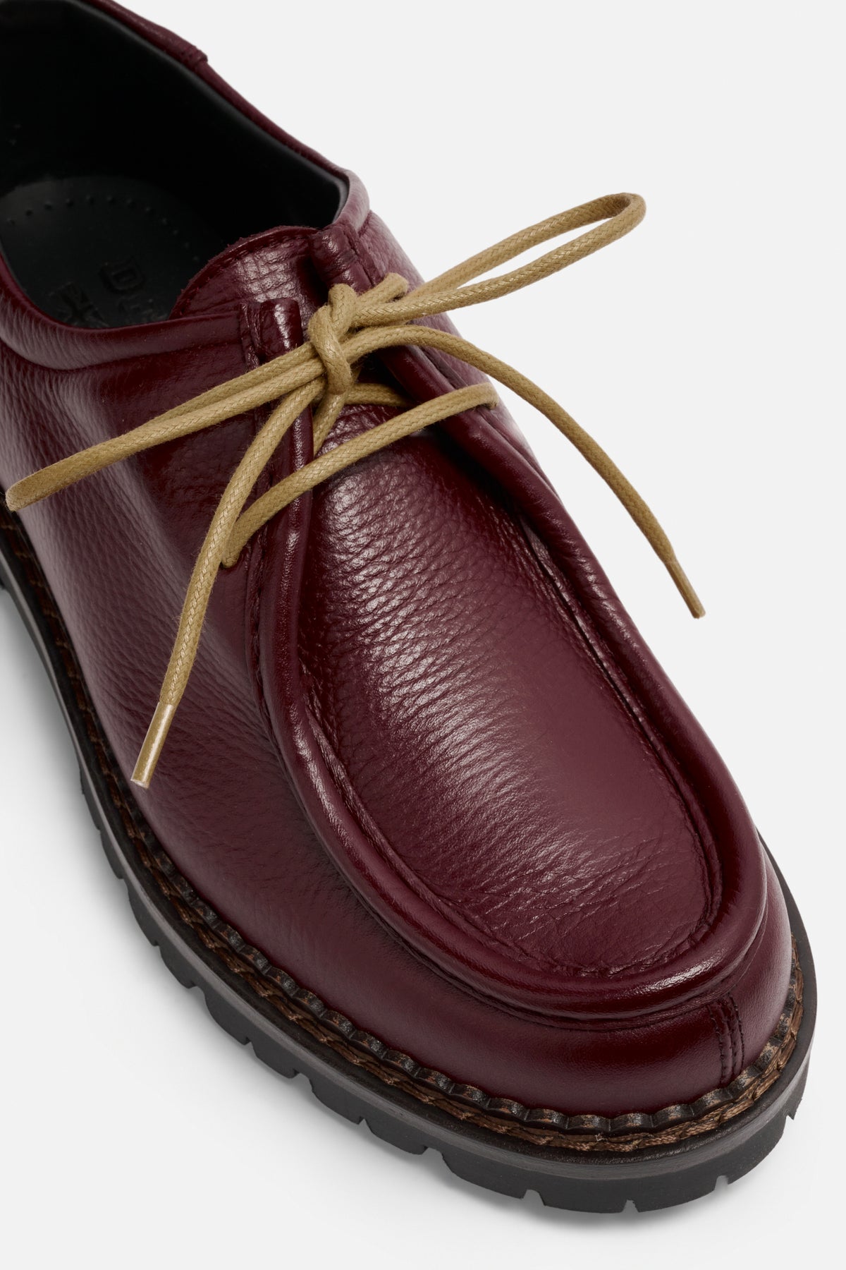 De Paz Shoes in Pelle Martellata - Bordeaux