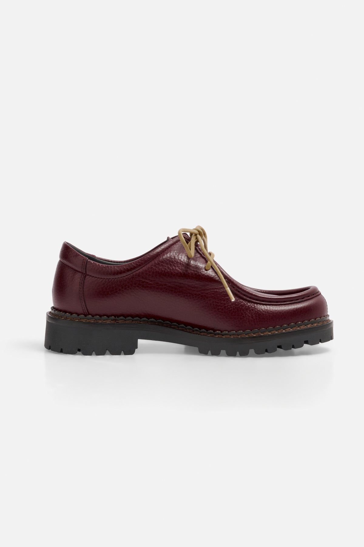 De Paz Shoes in Pelle Martellata - Bordeaux