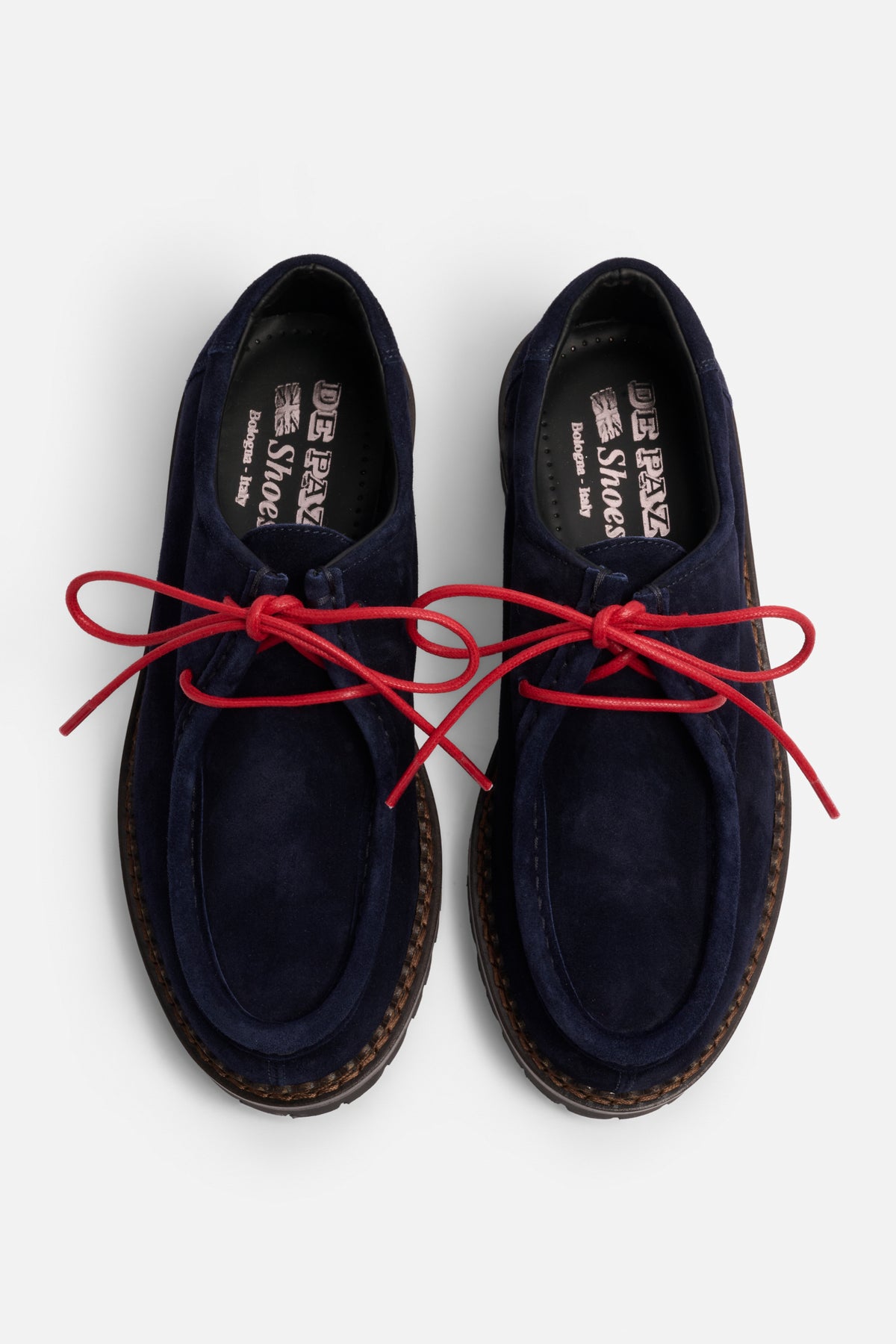 De Paz Shoe in Pelle Scamosciata - Blu
