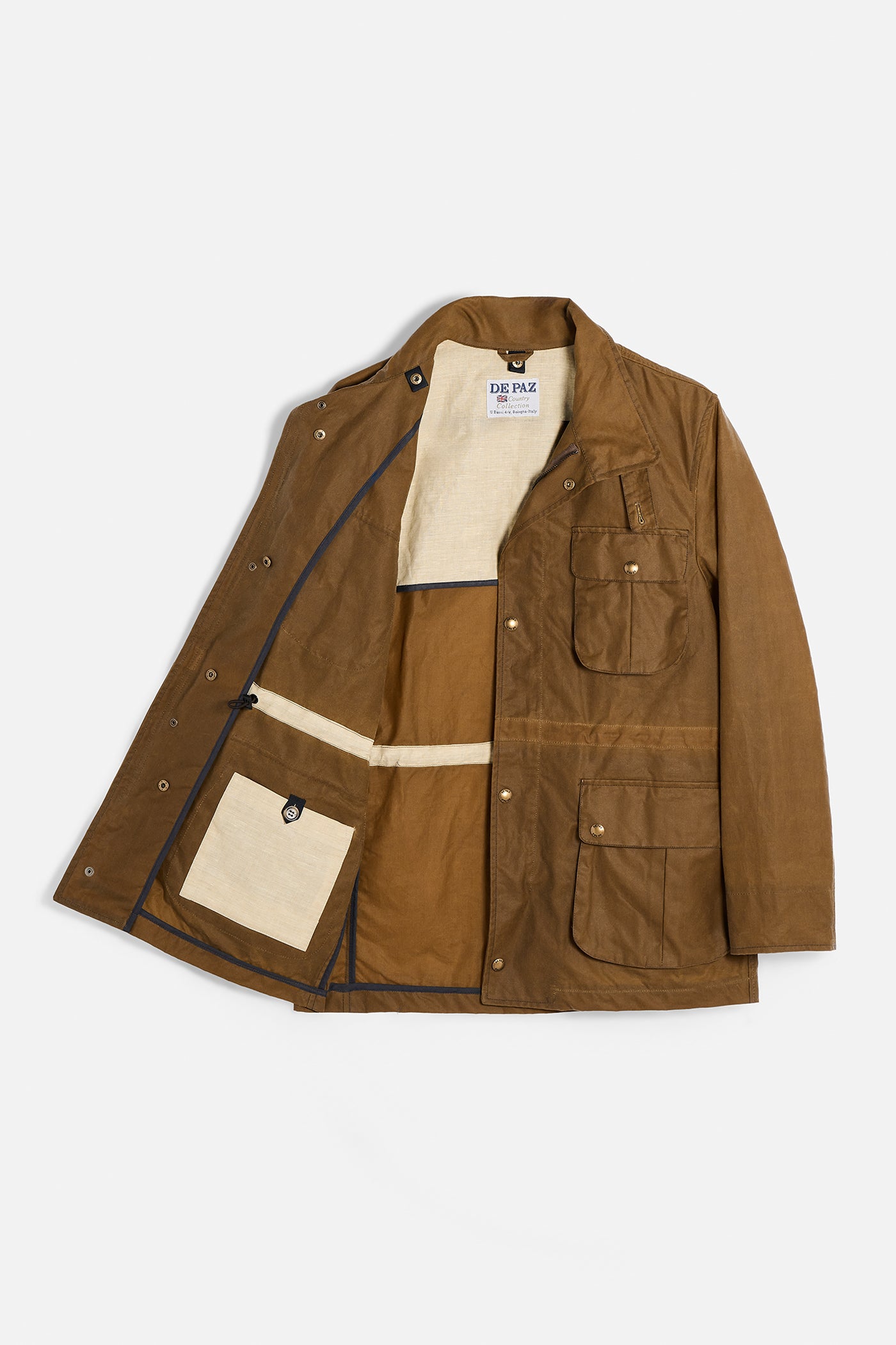 Field Jacket Waxed Interno Staccabile