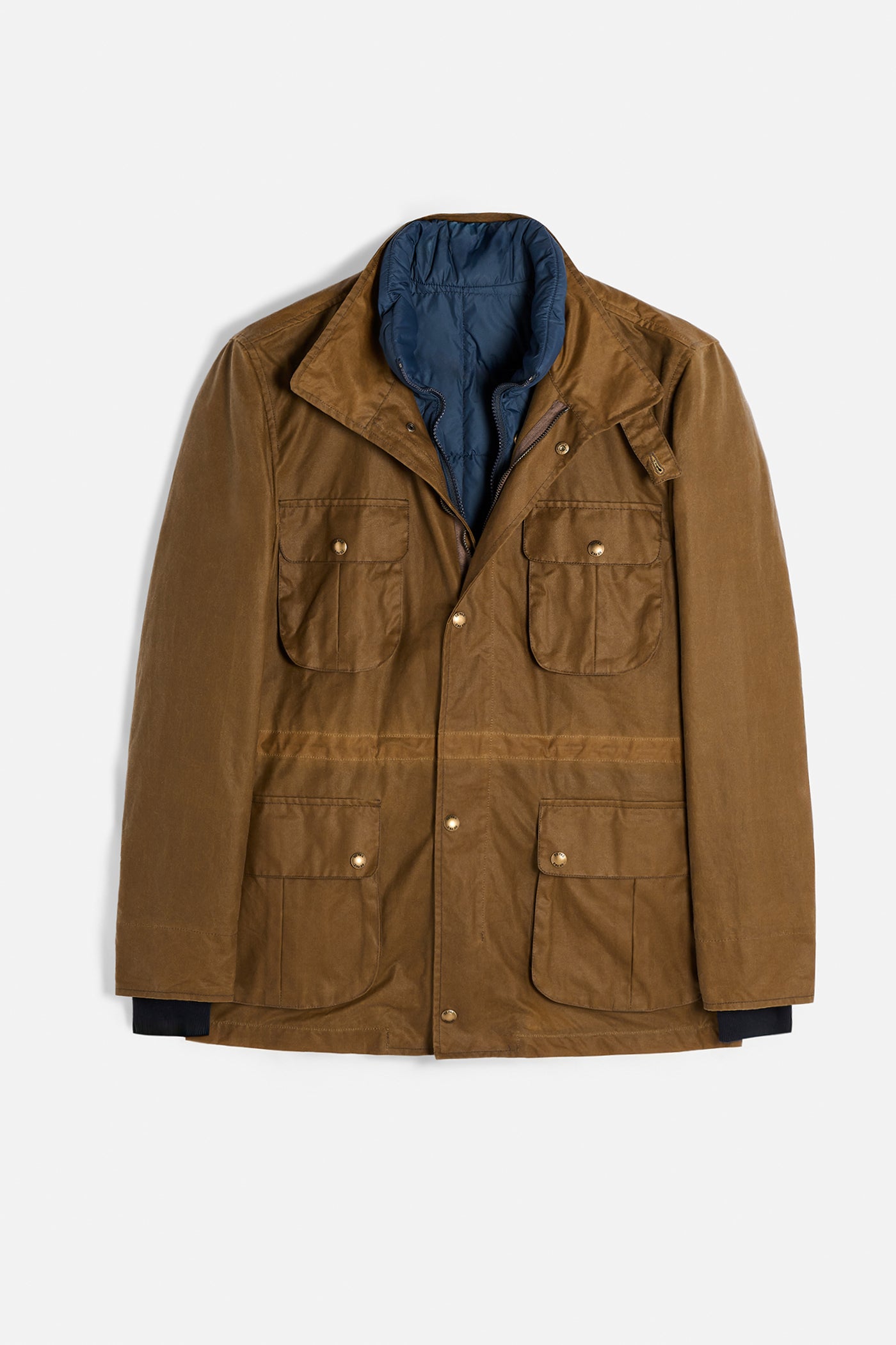 Field Jacket Waxed Interno Staccabile