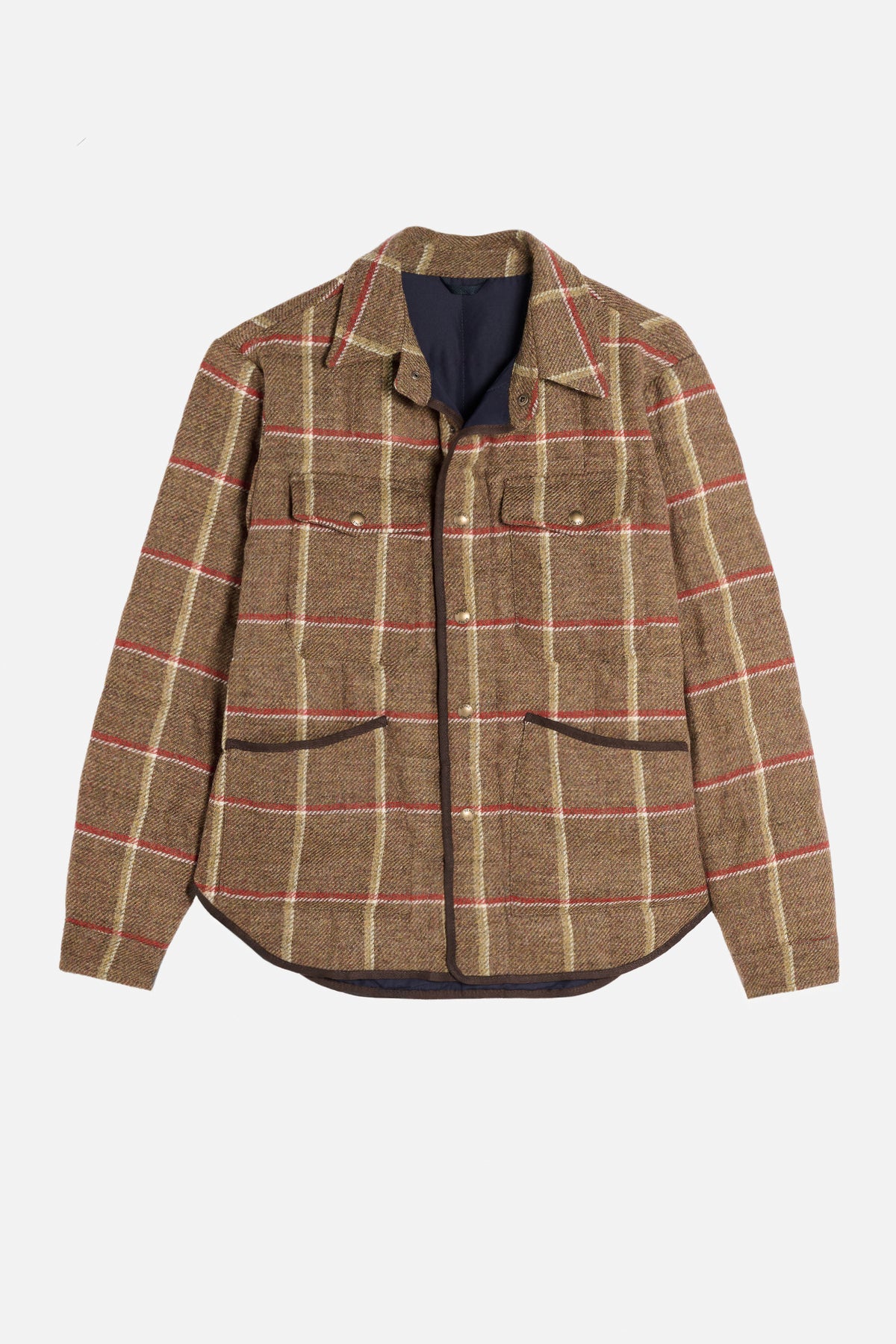 Leon Corto in Lana Shetland - Beige