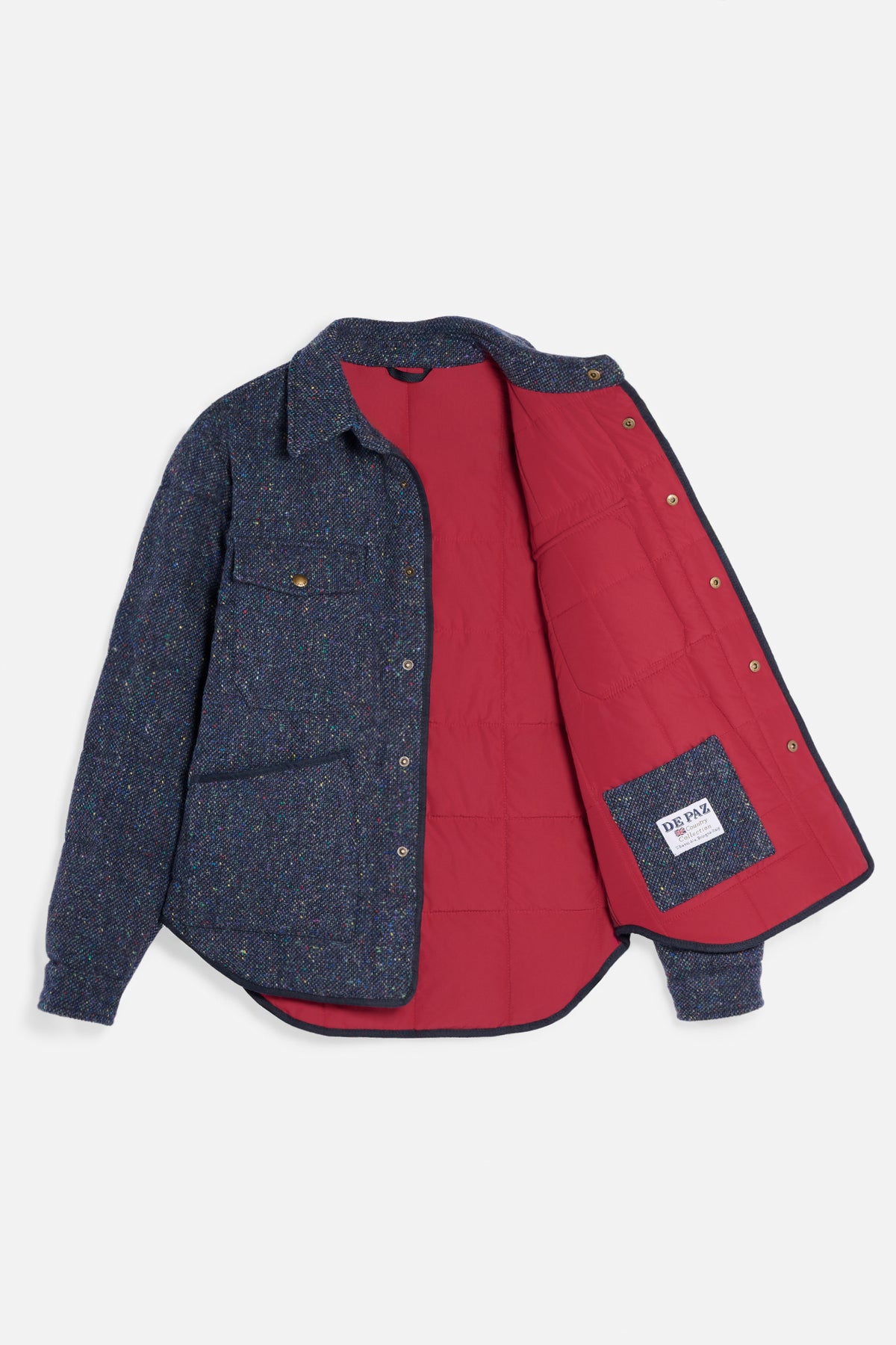 Leon Corto in Donegal Tweed - Blu