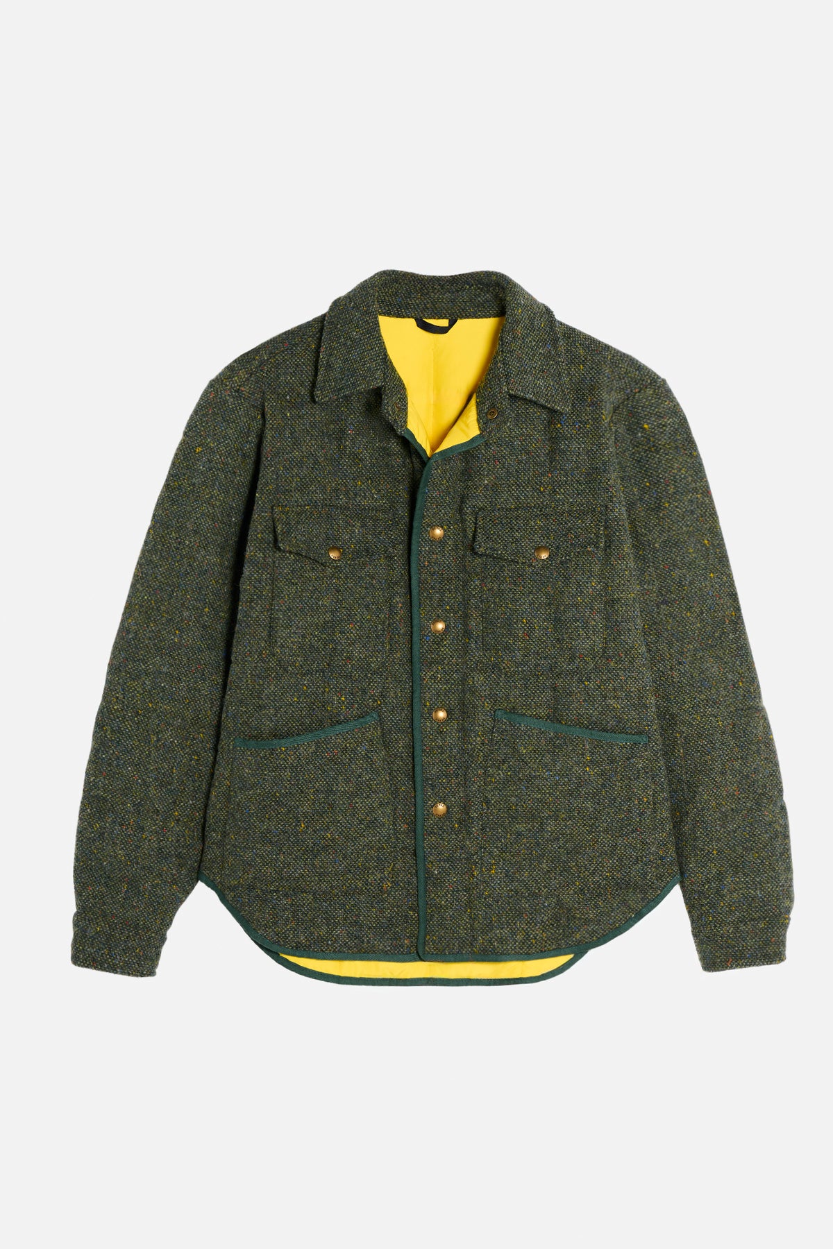 Leon Corto in Donegal Tweed - Verde
