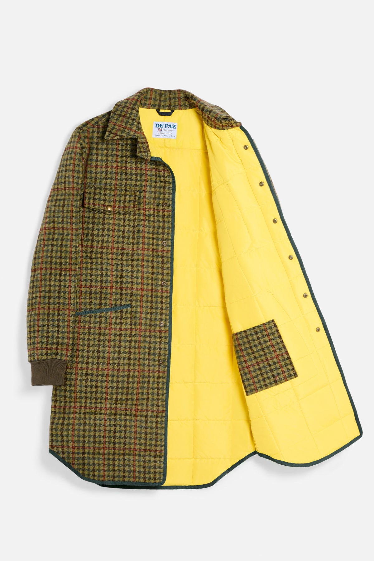 Leon Lungo in Scottish Tweed - Verde