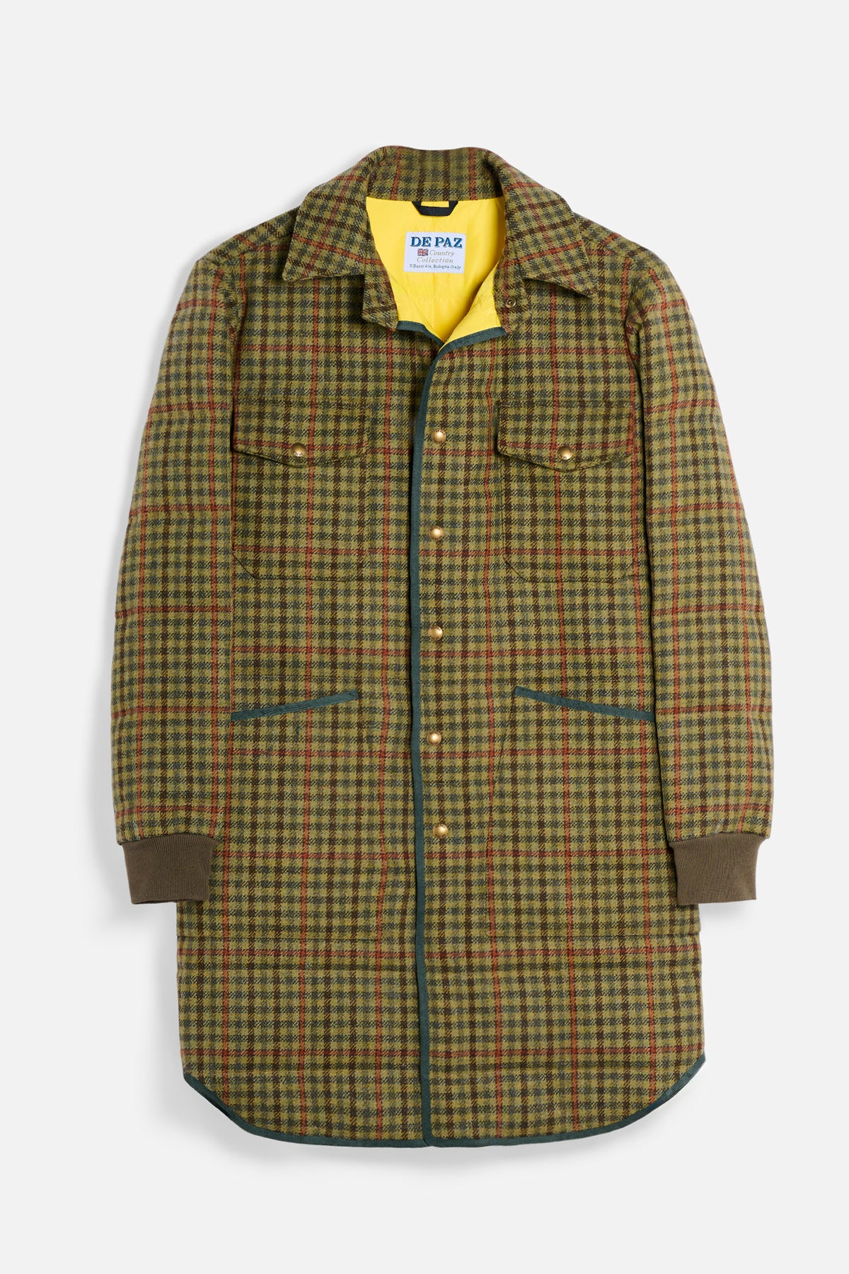 Leon Lungo in Scottish Tweed - Verde