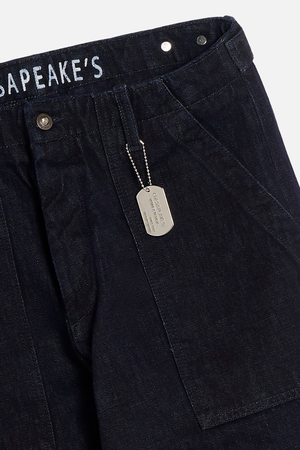 Pantalone Fatigue in Denim