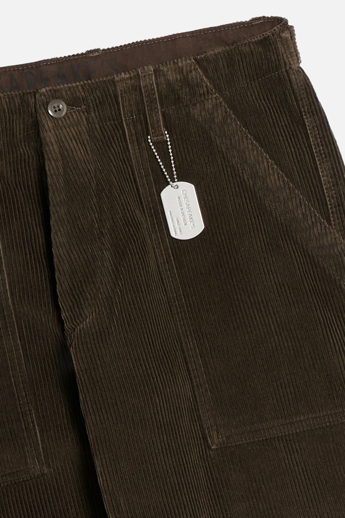 Pantalone Fatigue in Velluto - Marrone