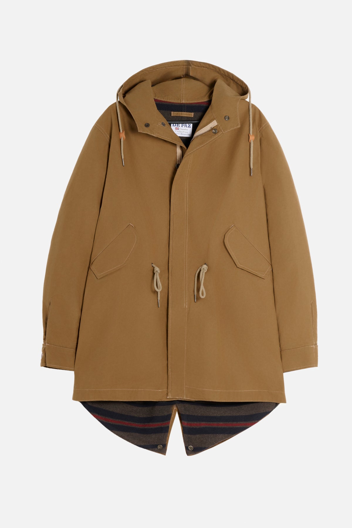 Parka in Cotone Waxed